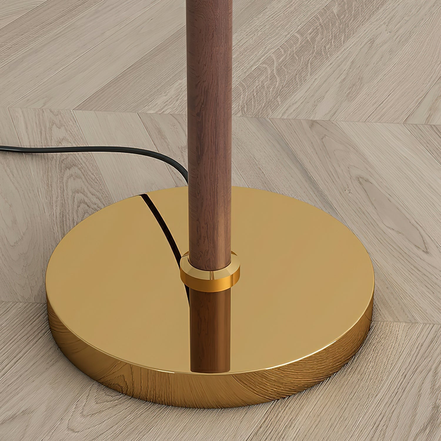 Vevenq Floor Lamp Cloth Shade-Neutral Decor