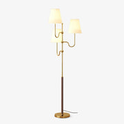 Vevenq Floor Lamp Cloth Shade-Neutral Decor