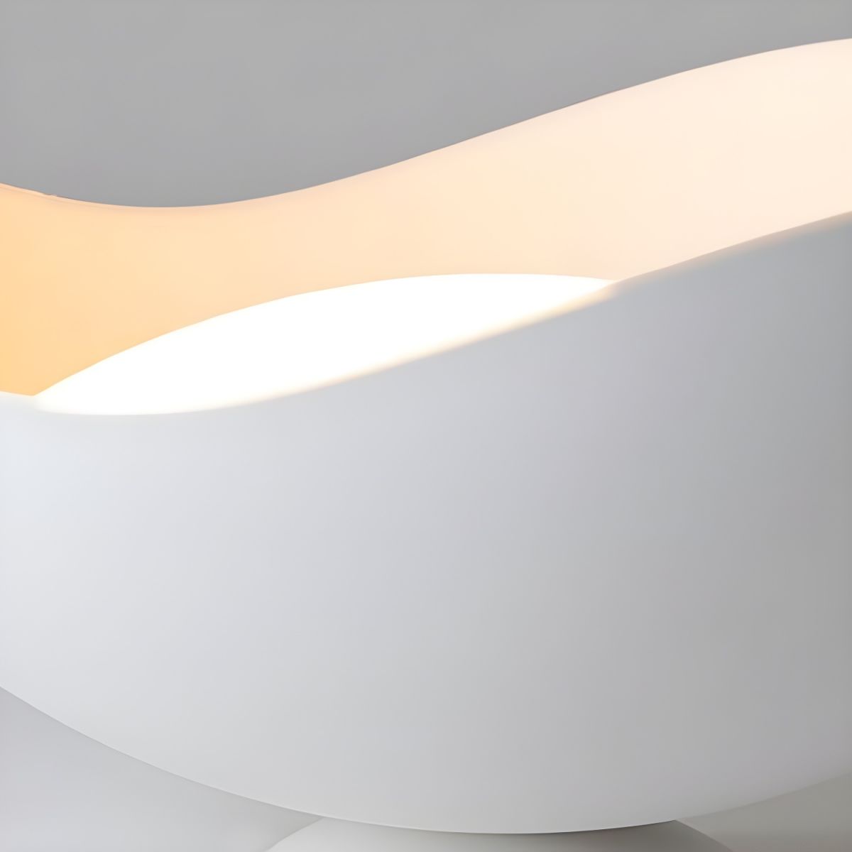 Bivane Nordic Art Wave Ceiling Light-Neutral Decor