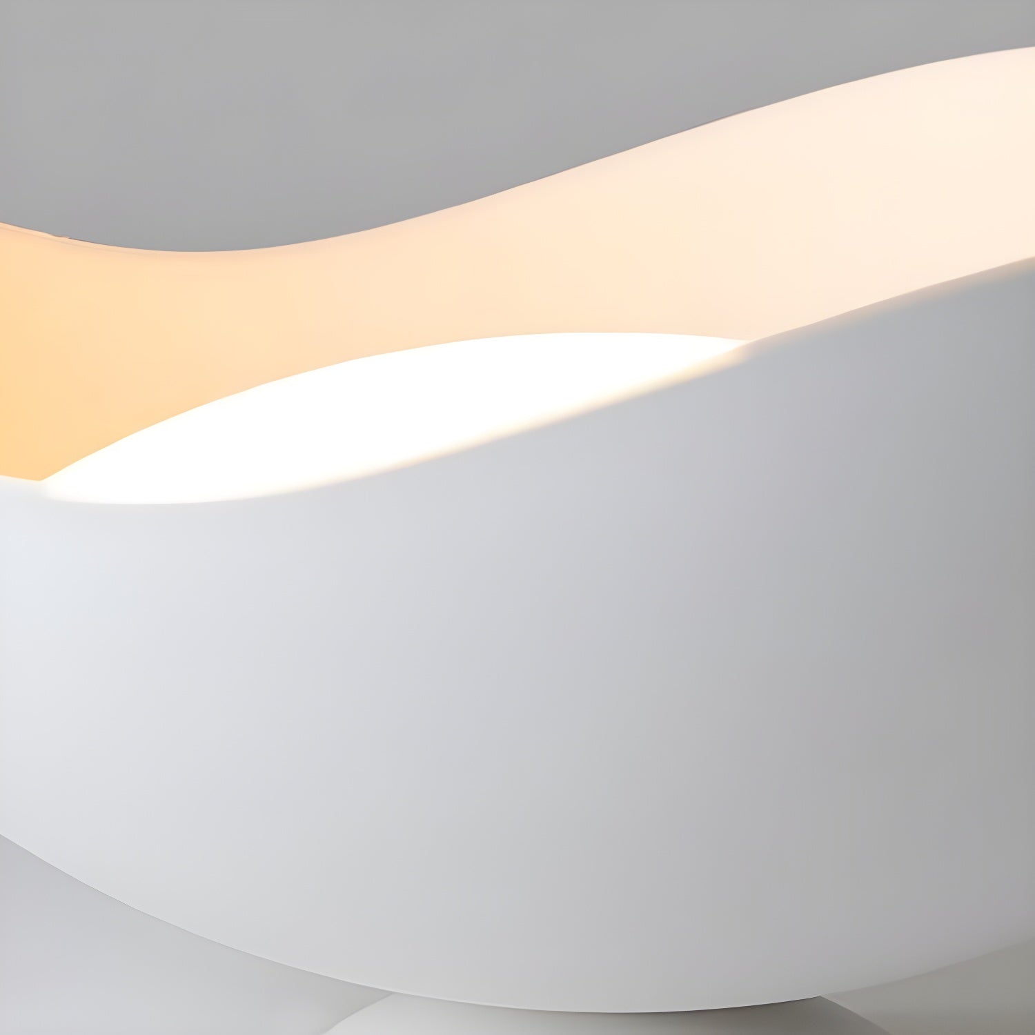 Bivane Nordic Art Wave Ceiling Light-Neutral Decor