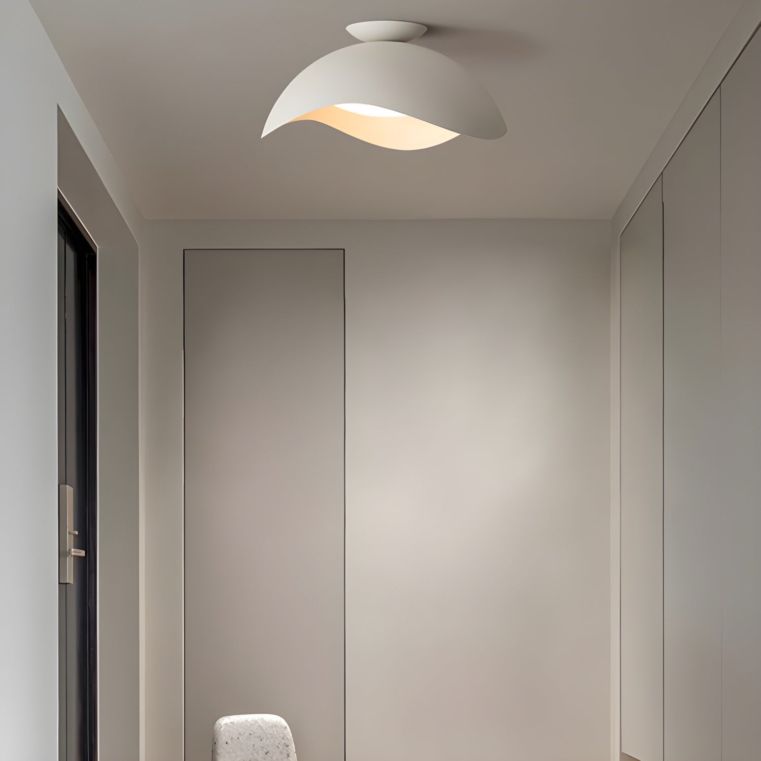 Bivane Nordic Art Wave Ceiling Light-Neutral Decor