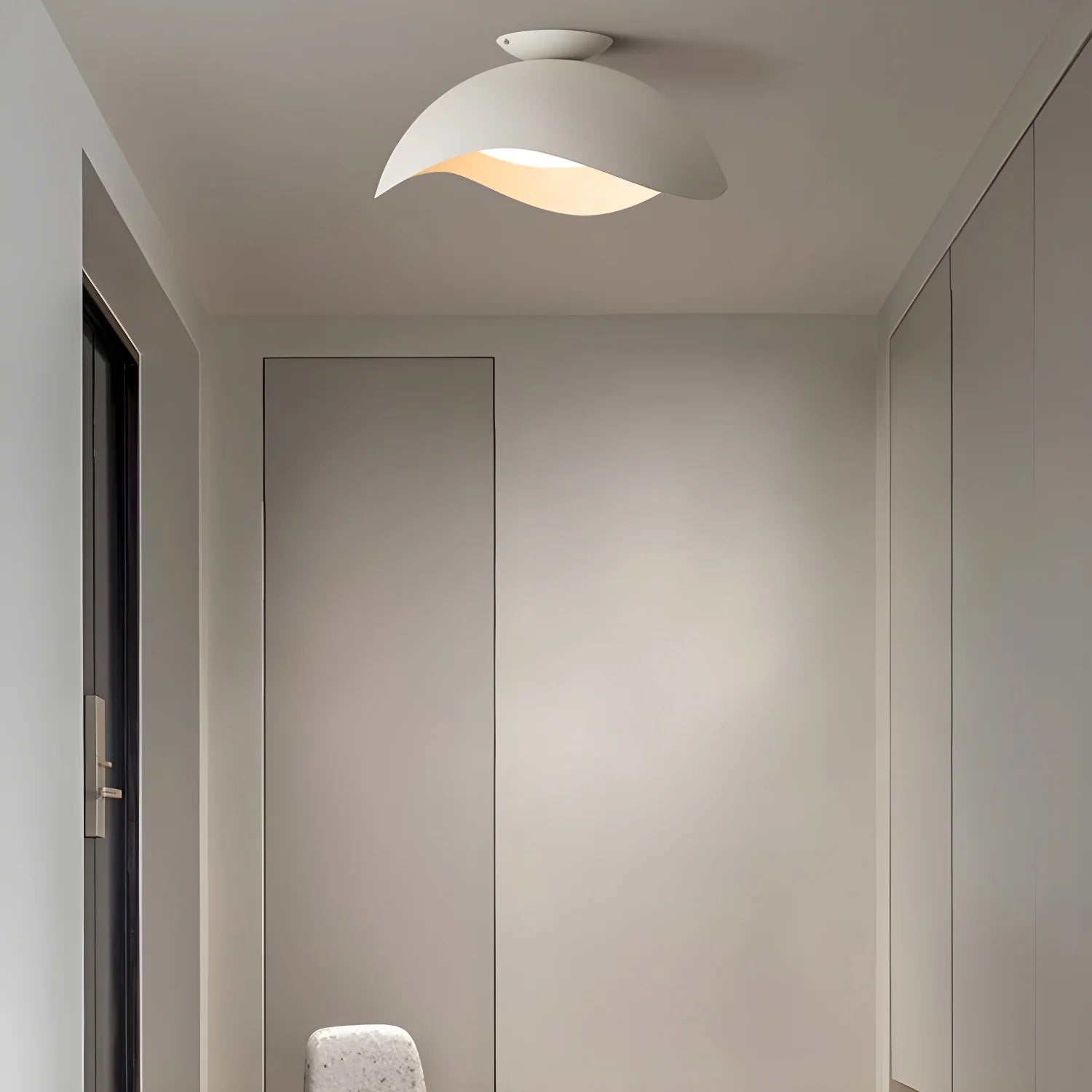 Bivane Nordic Art Wave Ceiling Light-Neutral Decor