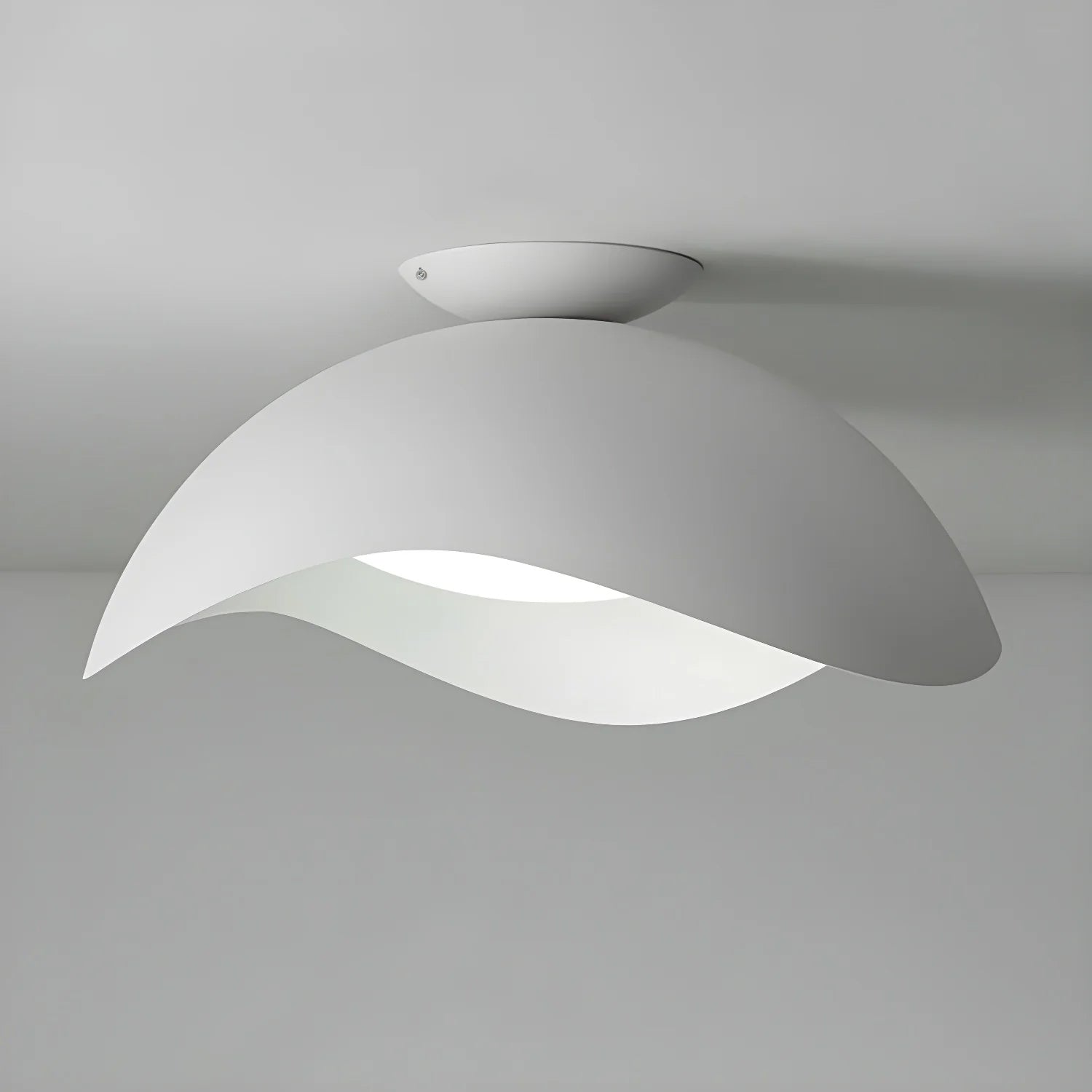 Bivane Nordic Art Wave Ceiling Light-Neutral Decor