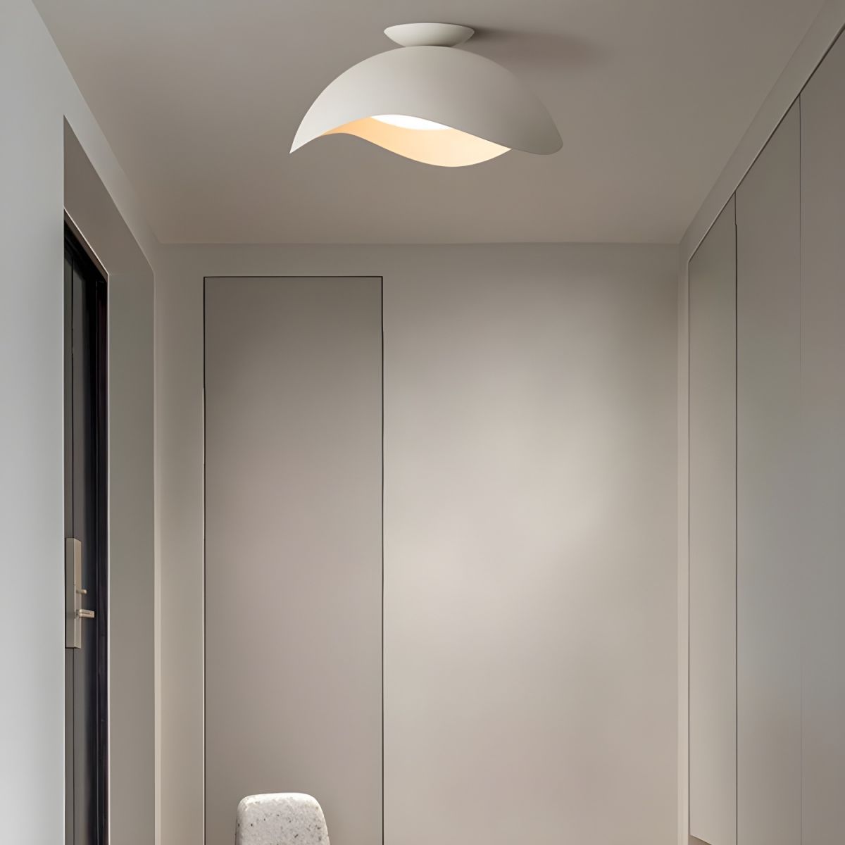 Bivane Nordic Art Wave Ceiling Light-Neutral Decor