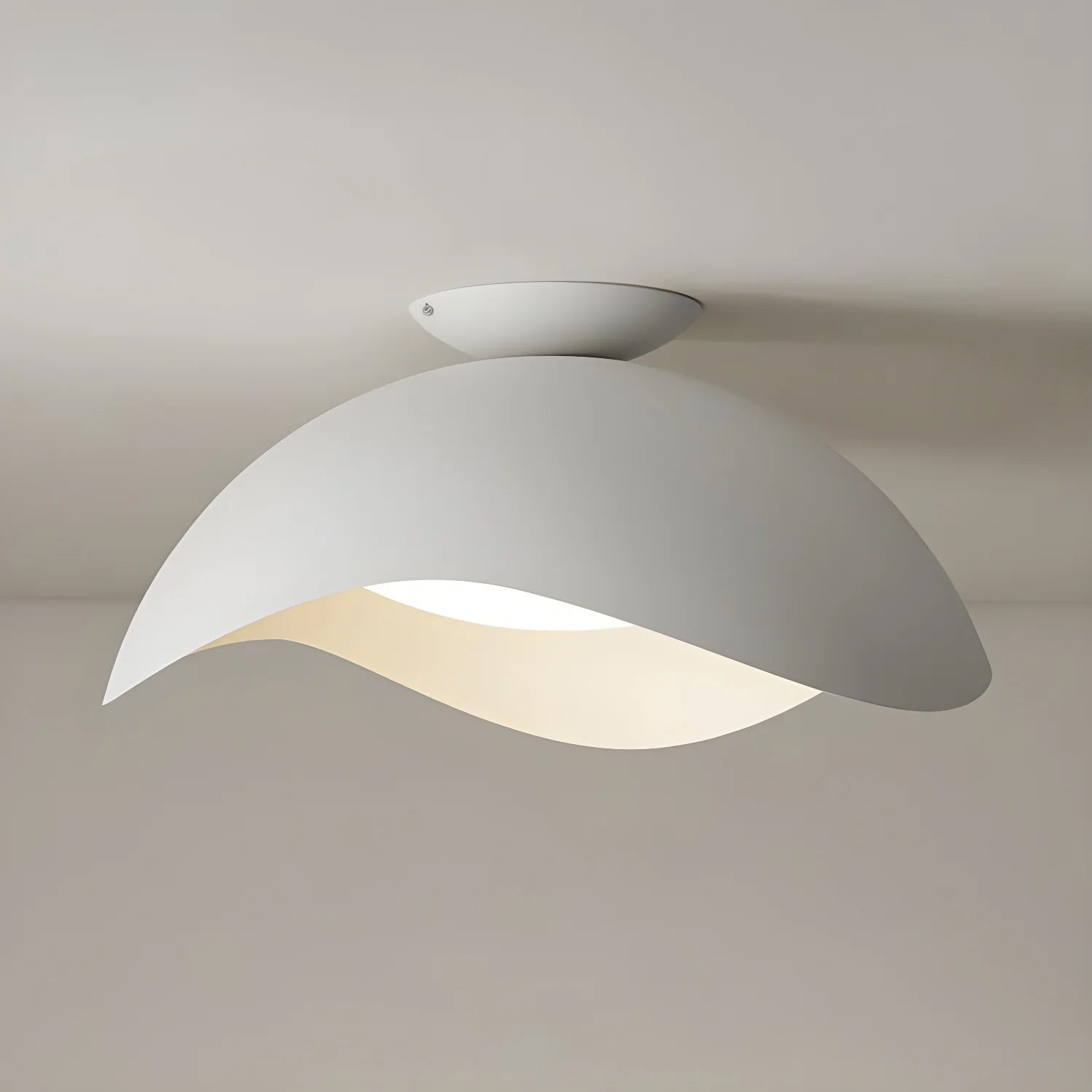 Bivane Nordic Art Wave Ceiling Light-Neutral Decor
