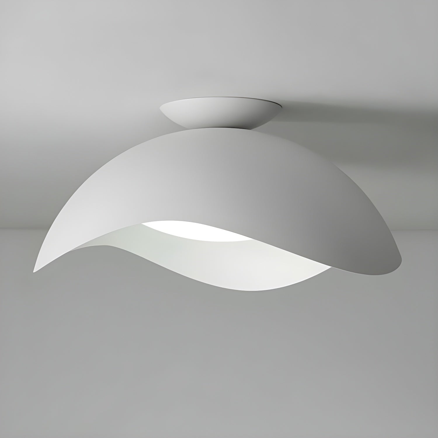 Bivane Nordic Art Wave Ceiling Light-Neutral Decor