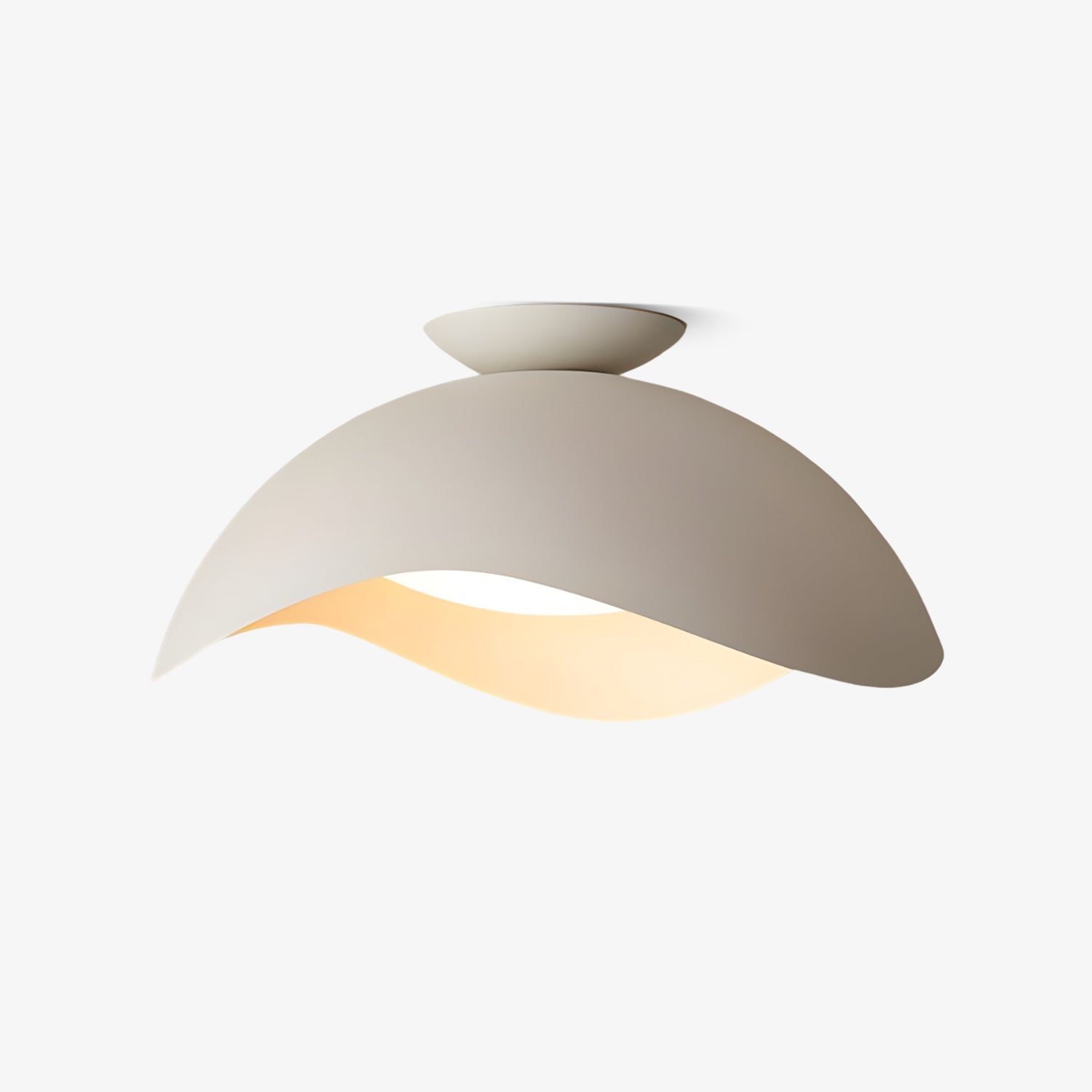 Bivane Nordic Art Wave Ceiling Light-Neutral Decor