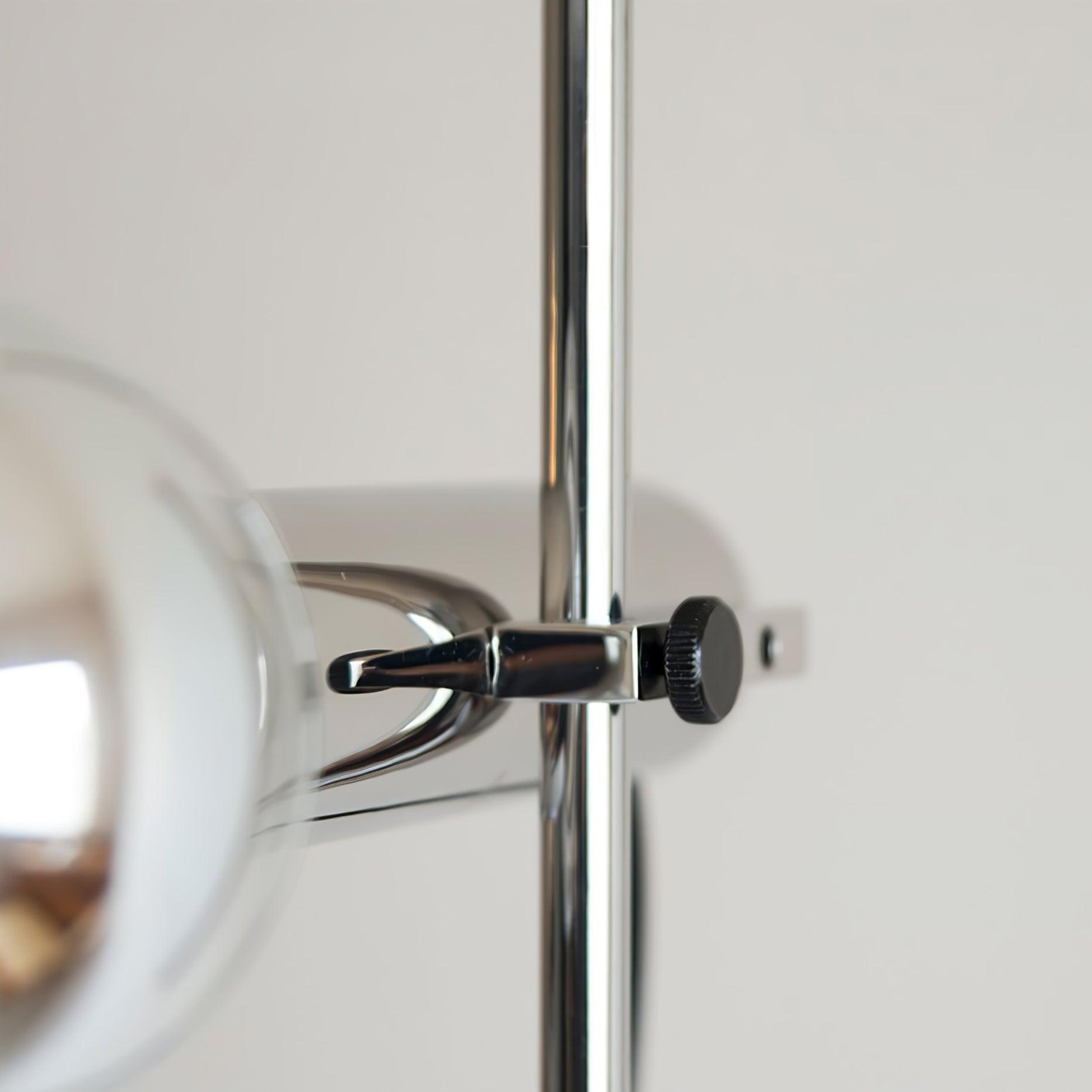 Orbital Industrial Marble Floor Lamp-Neutral Decor