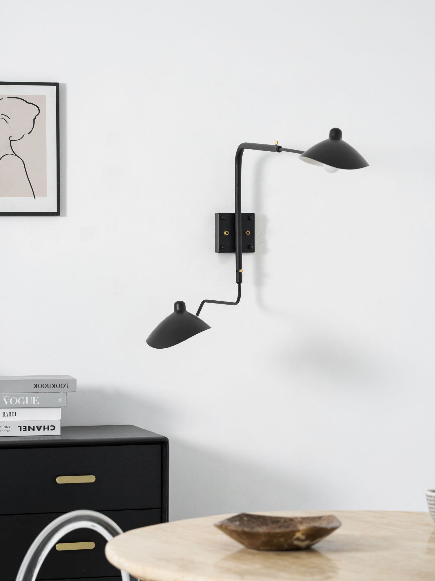 Lustra Wall Sconce One-Arm-Neutral Decor