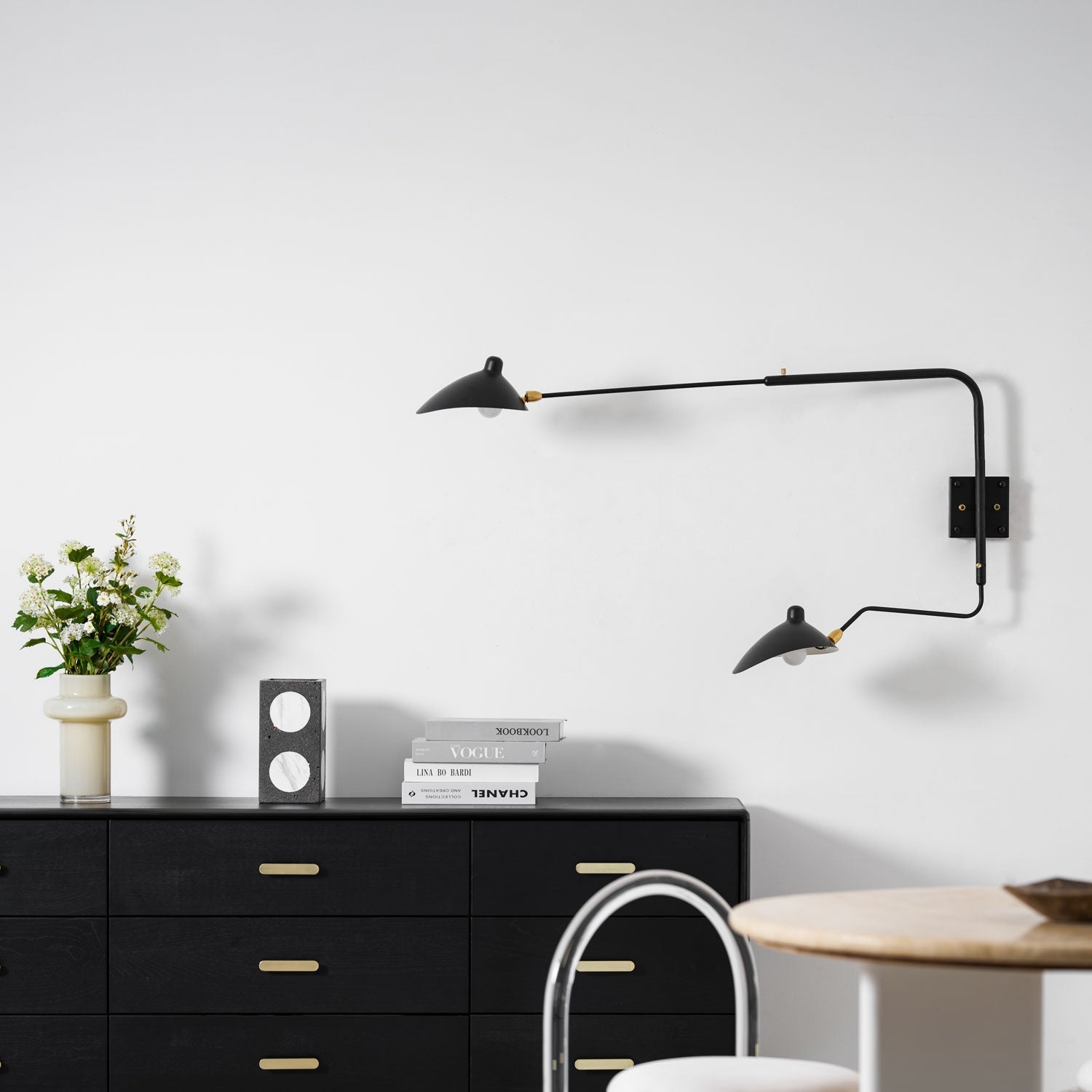 Lustra Wall Sconce One-Arm-Neutral Decor