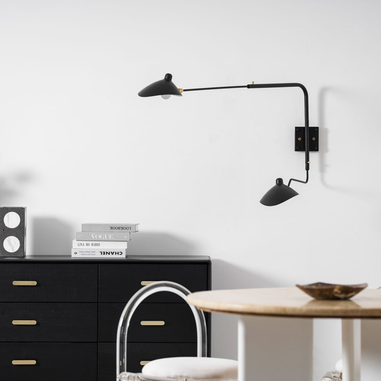 Lustra Wall Sconce One-Arm-Neutral Decor