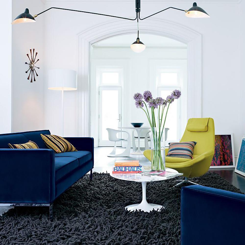 Lustra Ceiling Light Three Arm Minimalist-Neutral Decor