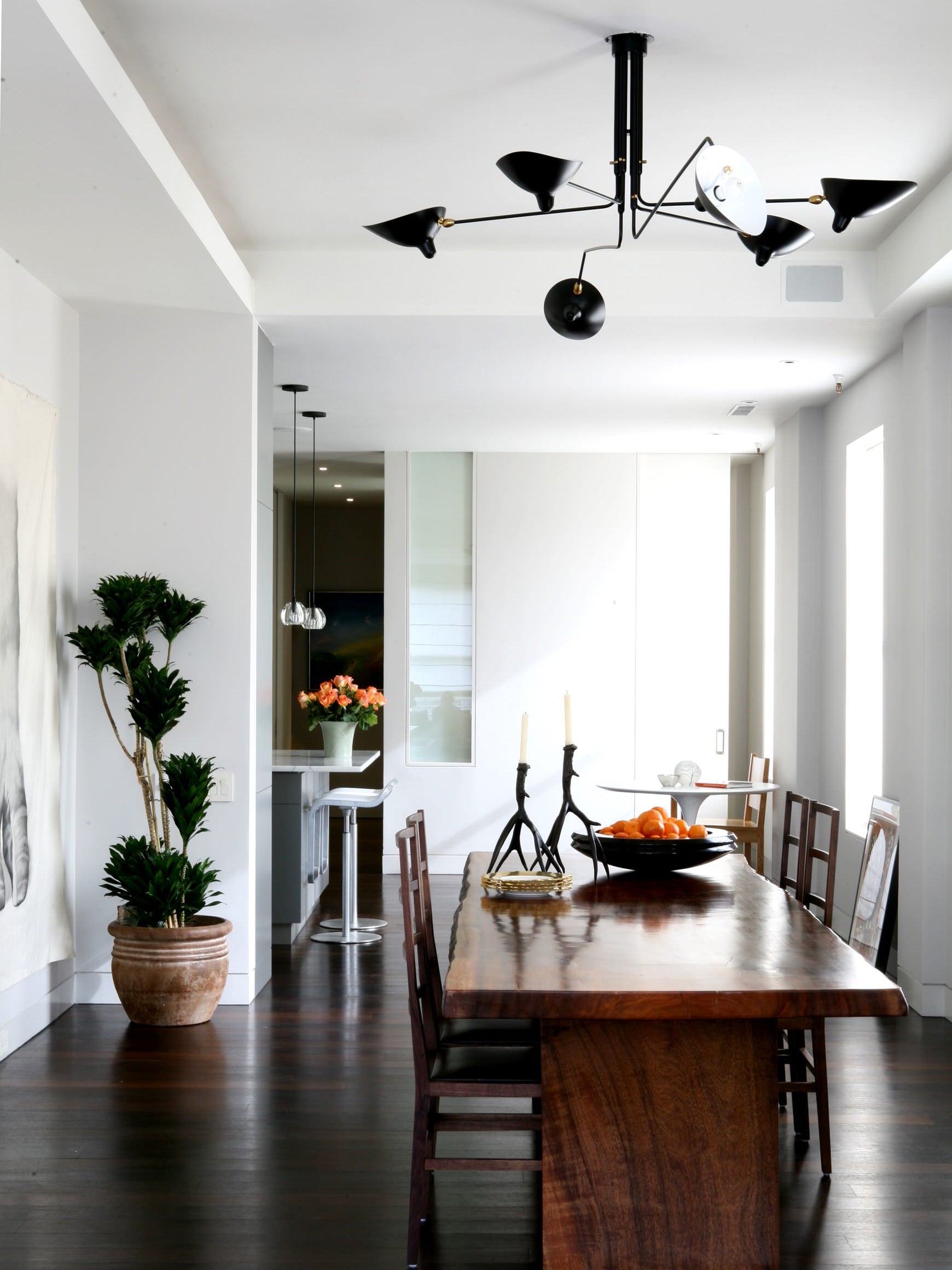 Lustra Ceiling Light Three Arm Minimalist-Neutral Decor