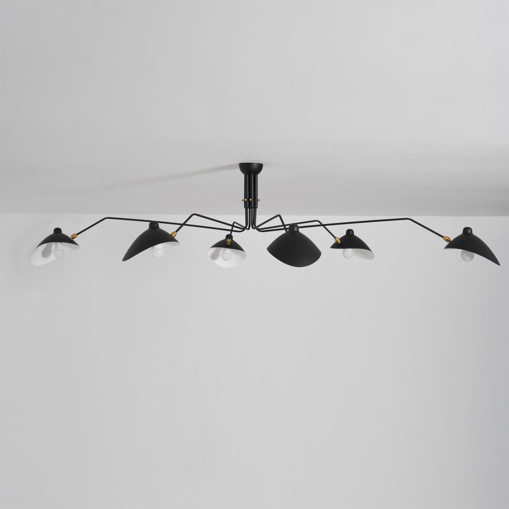 Lustra Ceiling Light Three Arm Minimalist-Neutral Decor