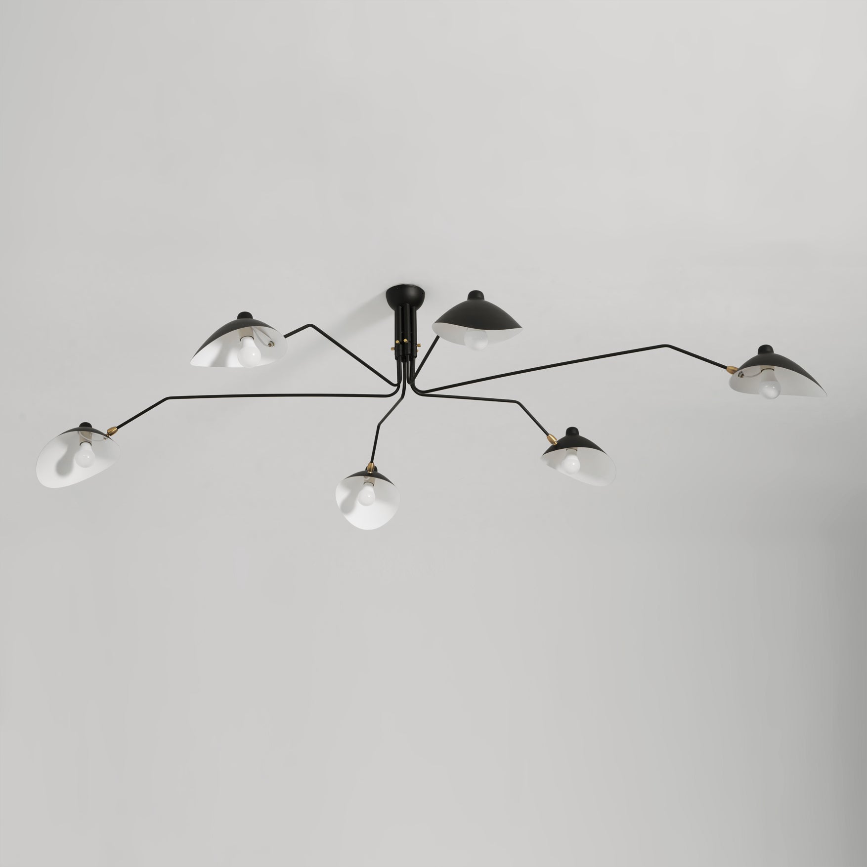 Lustra Ceiling Light Three Arm Minimalist-Neutral Decor