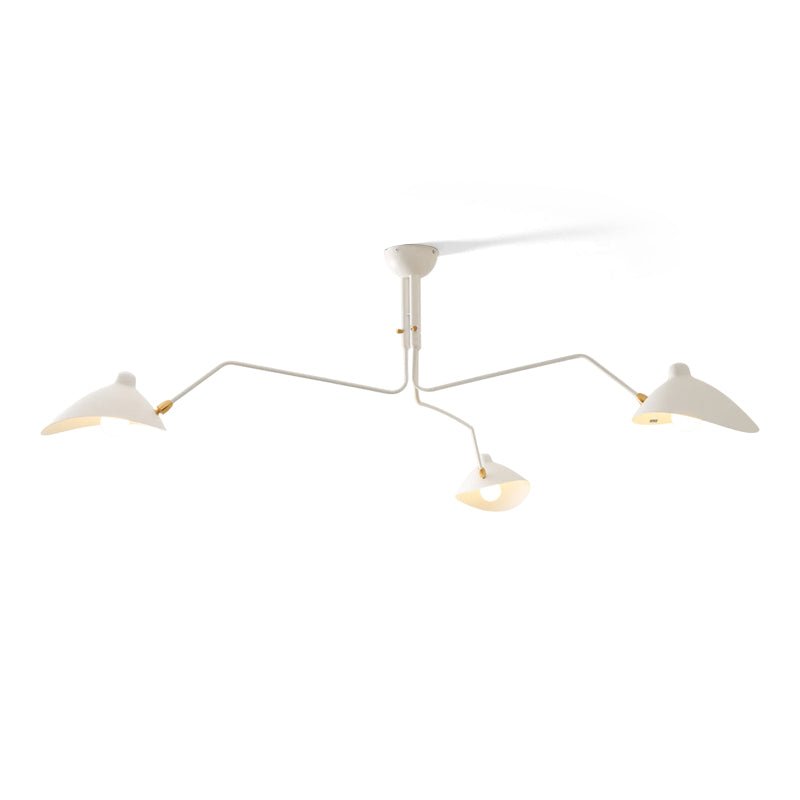 Lustra Ceiling Light Three Arm Minimalist-Neutral Decor