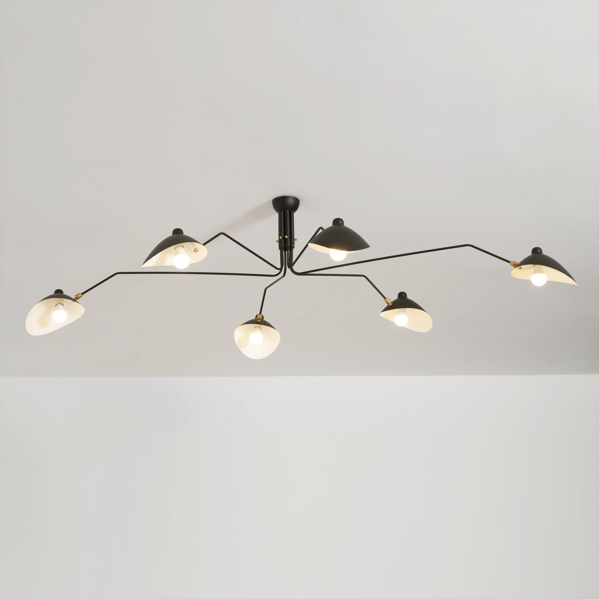 Lustra Ceiling Light Three Arm Minimalist-Neutral Decor