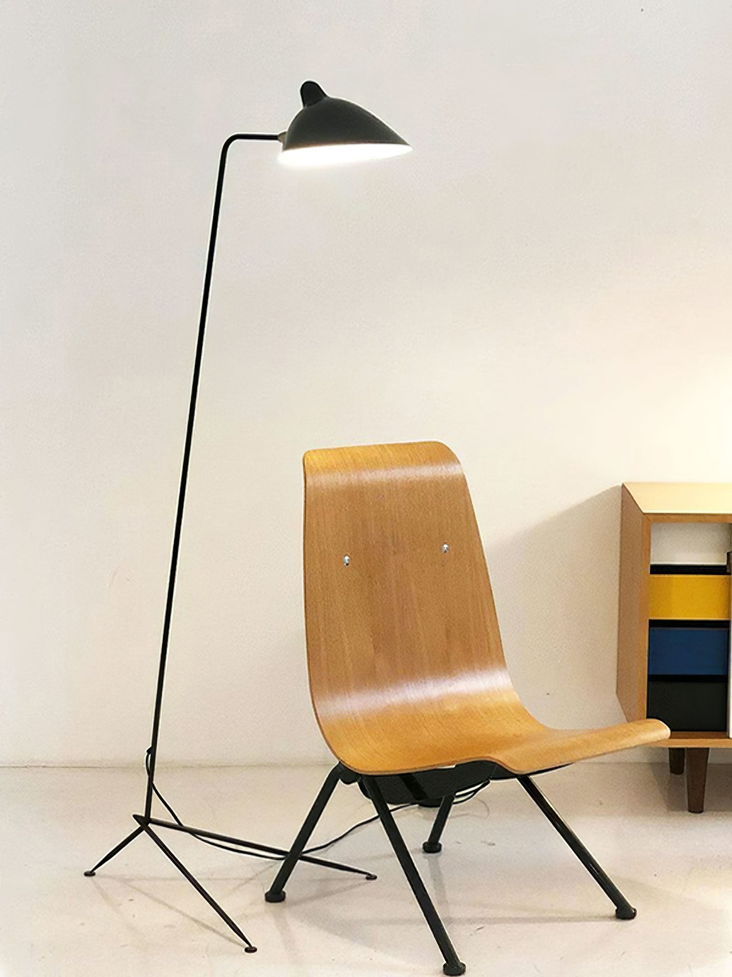 Nellie Minimalist Floor Lamp-Neutral Decor