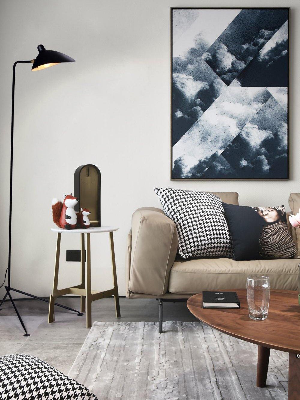 Nellie Minimalist Floor Lamp-Neutral Decor