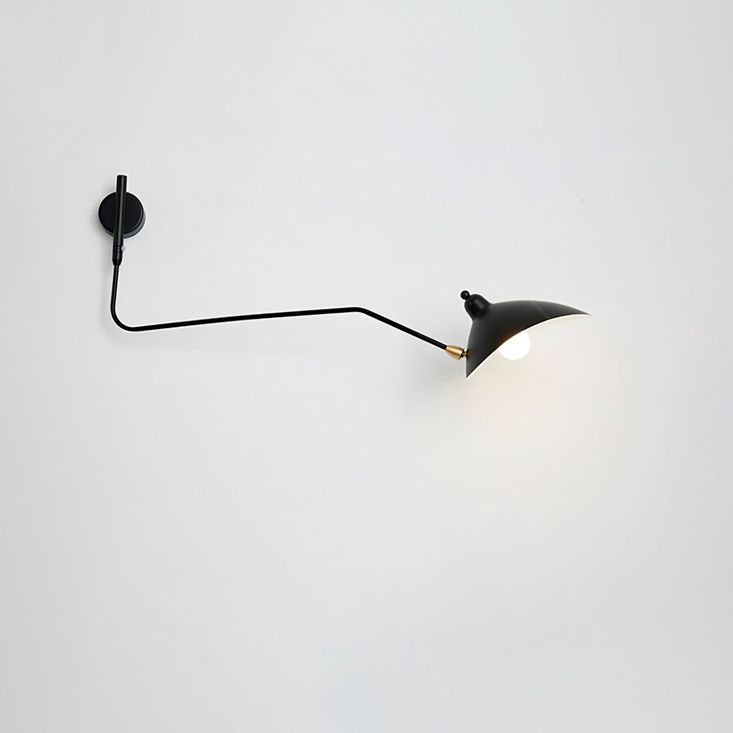 Lustra Wall Sconce One-Arm-Neutral Decor