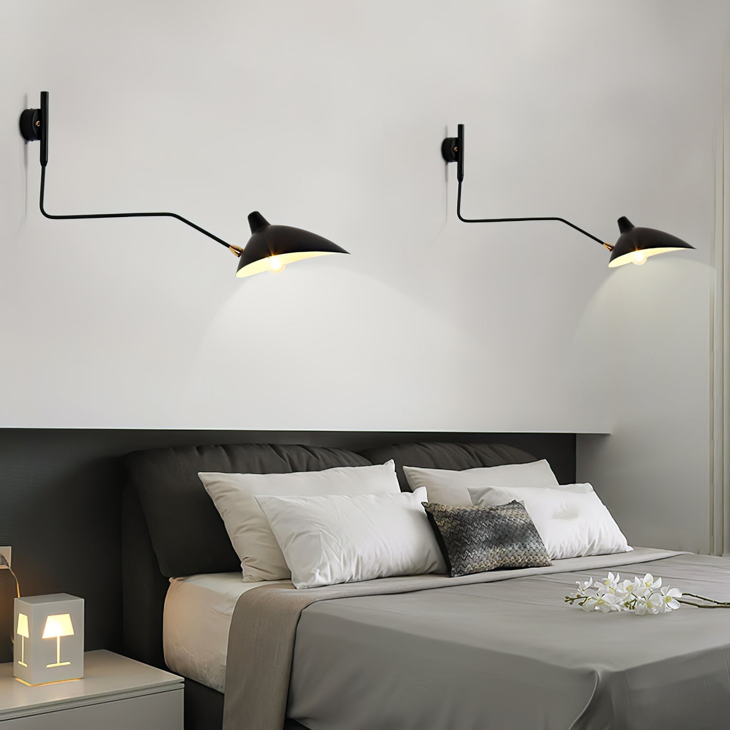 Lustra Wall Sconce One-Arm-Neutral Decor
