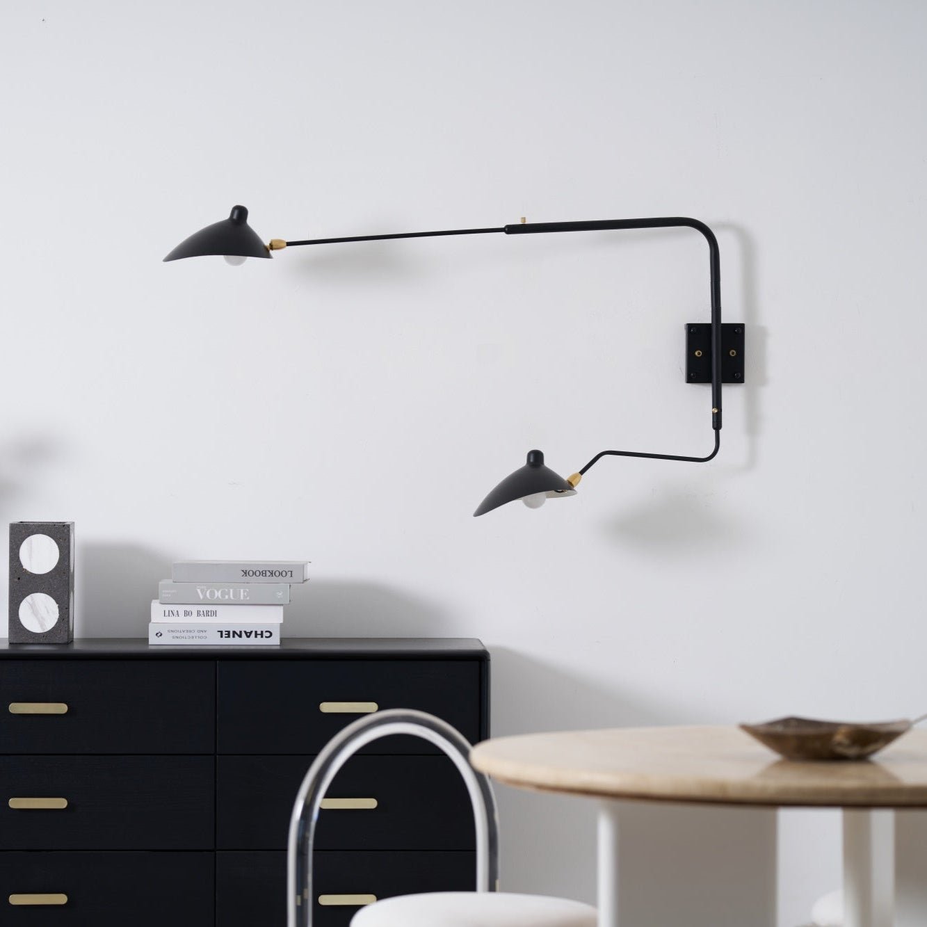 Lustra Wall Sconce One-Arm-Neutral Decor