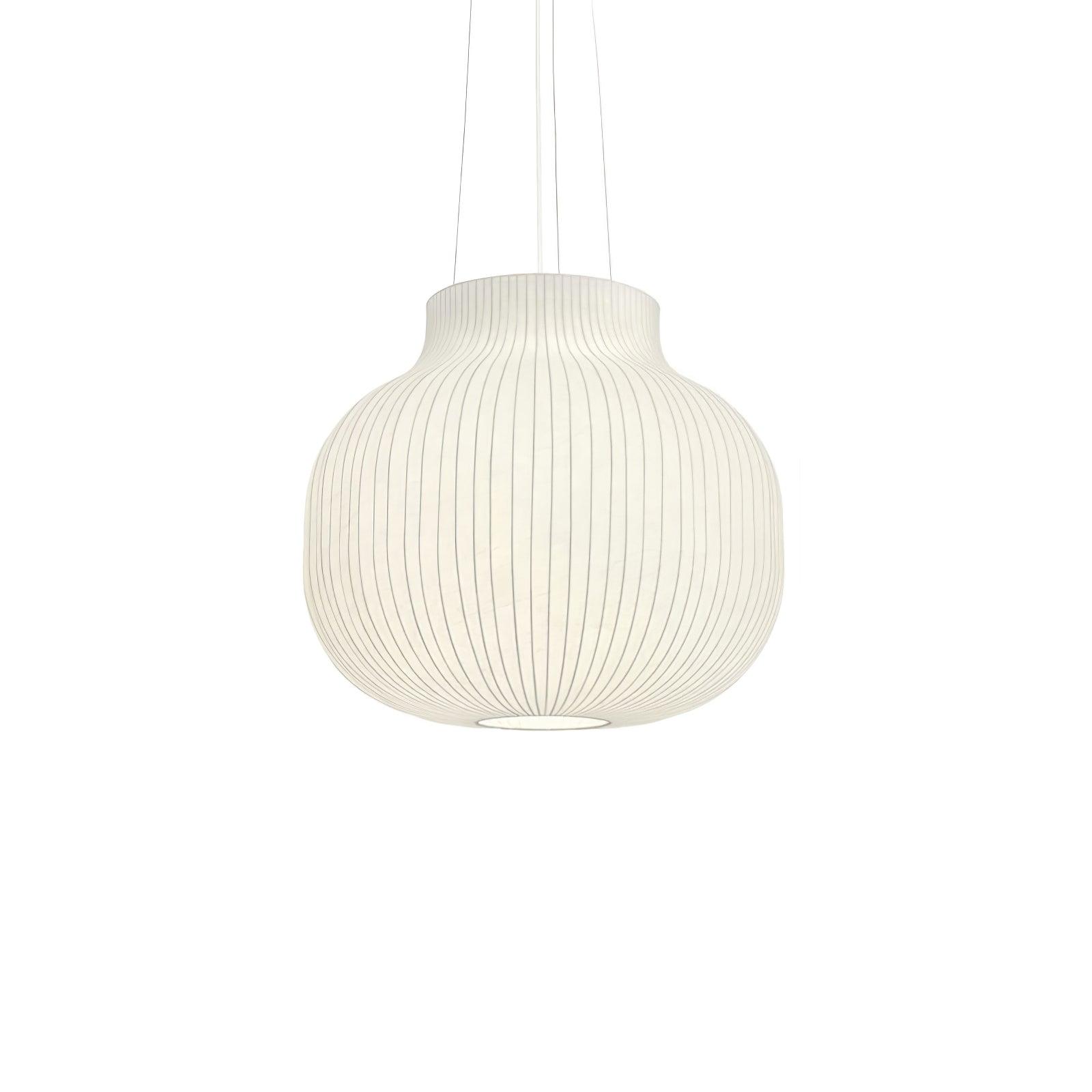 Lumina Silk Ribbed Pendant Light-Neutral Decor