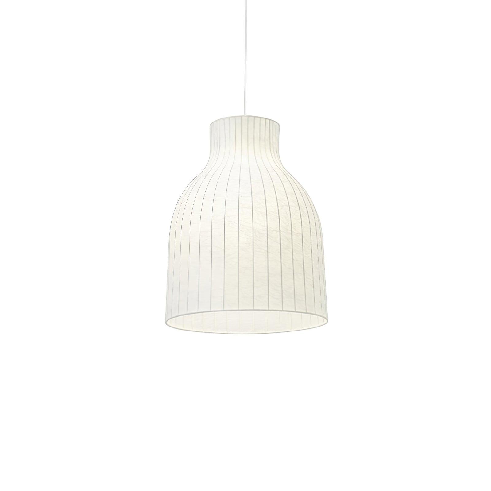 Lumina Silk Ribbed Pendant Light-Neutral Decor