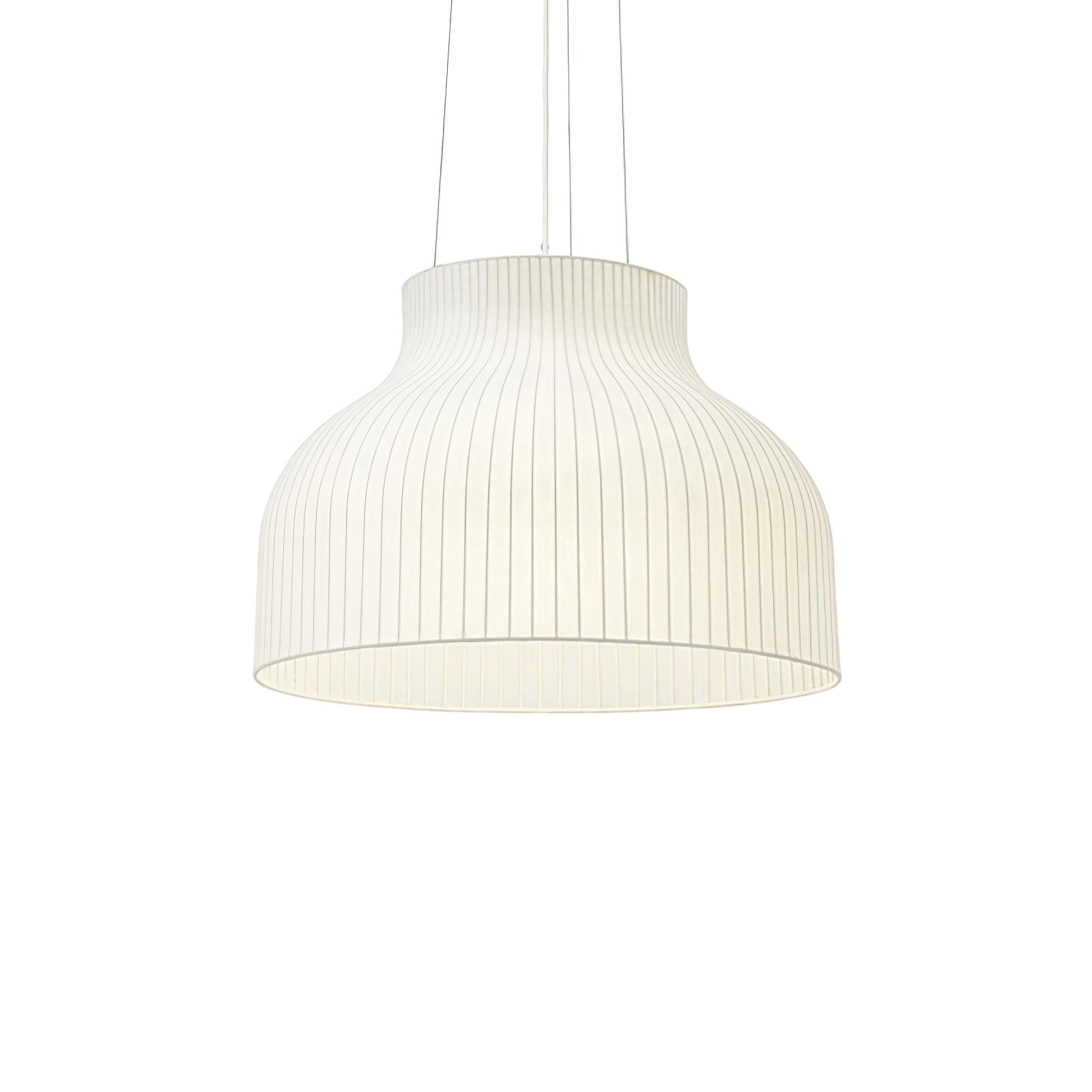 Lumina Silk Ribbed Pendant Light-Neutral Decor