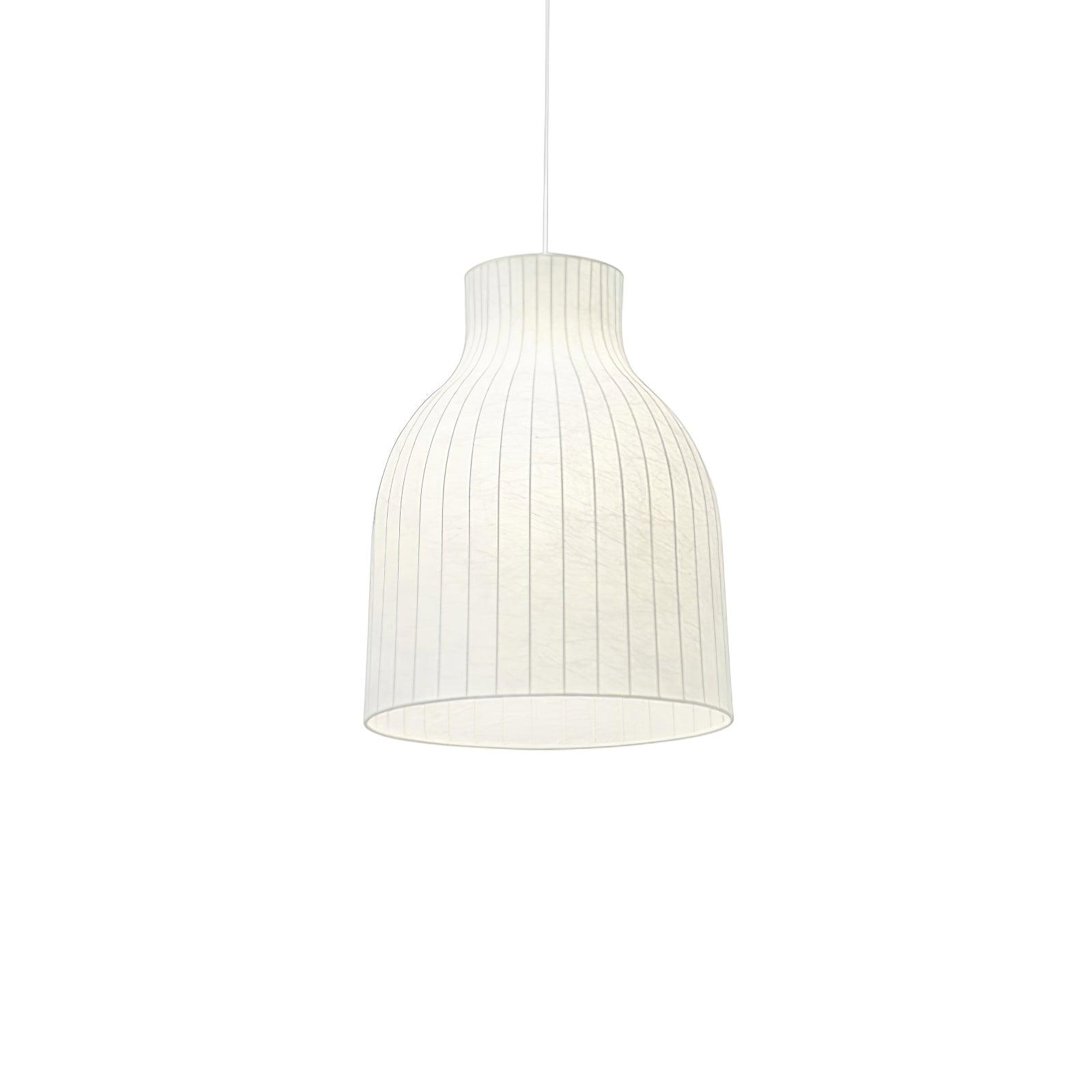 Lumina Silk Ribbed Pendant Light-Neutral Decor