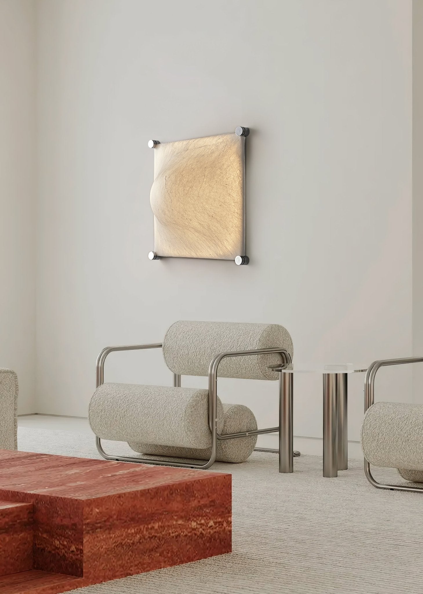 Panel Rustic Silk Wall Light-Neutral Decor