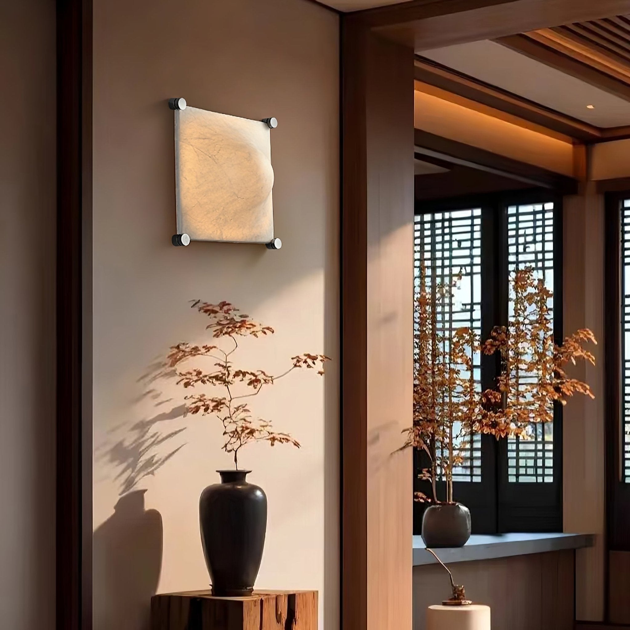 Panel Rustic Silk Wall Light-Neutral Decor