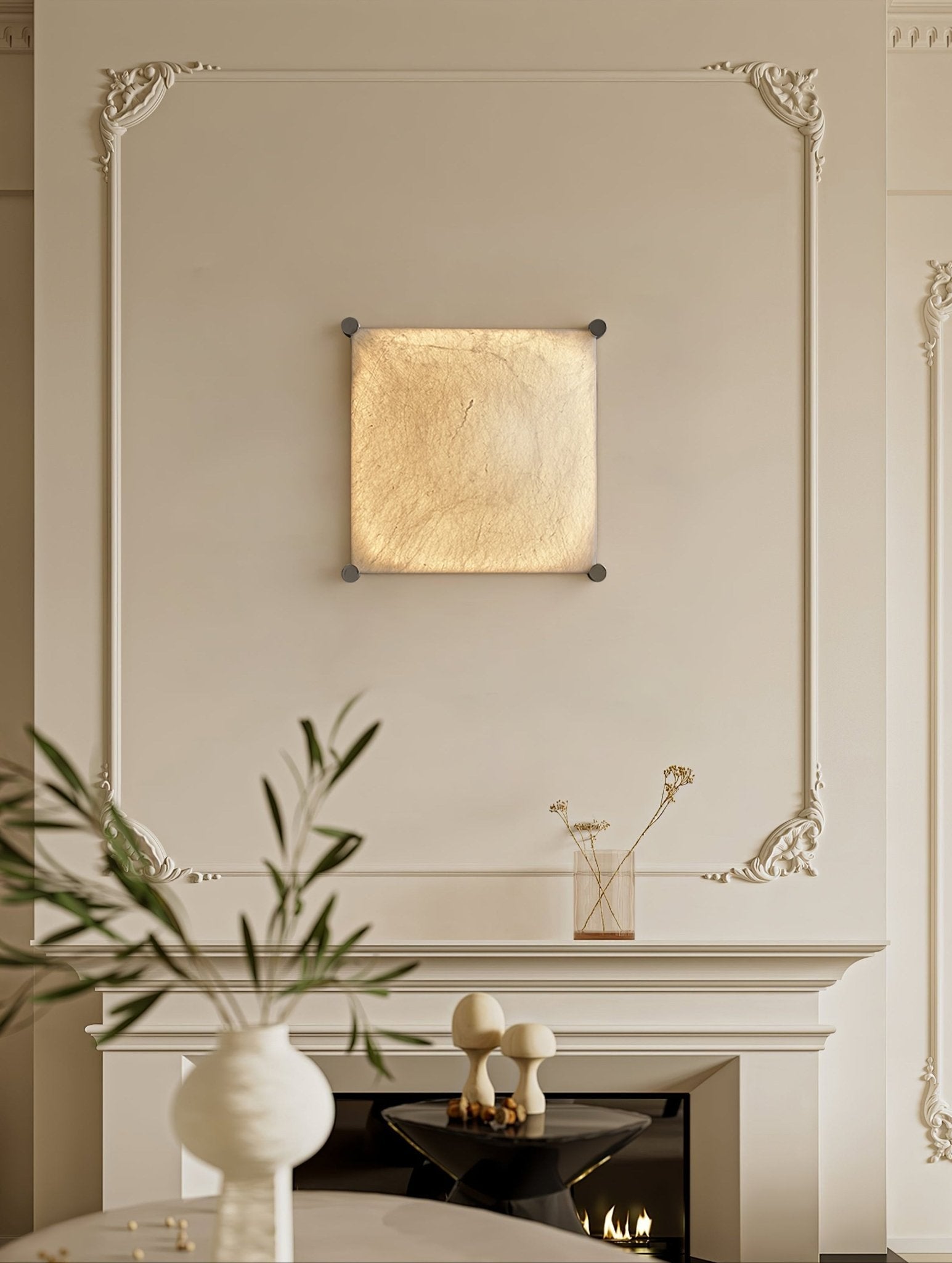 Panel Rustic Silk Wall Light-Neutral Decor