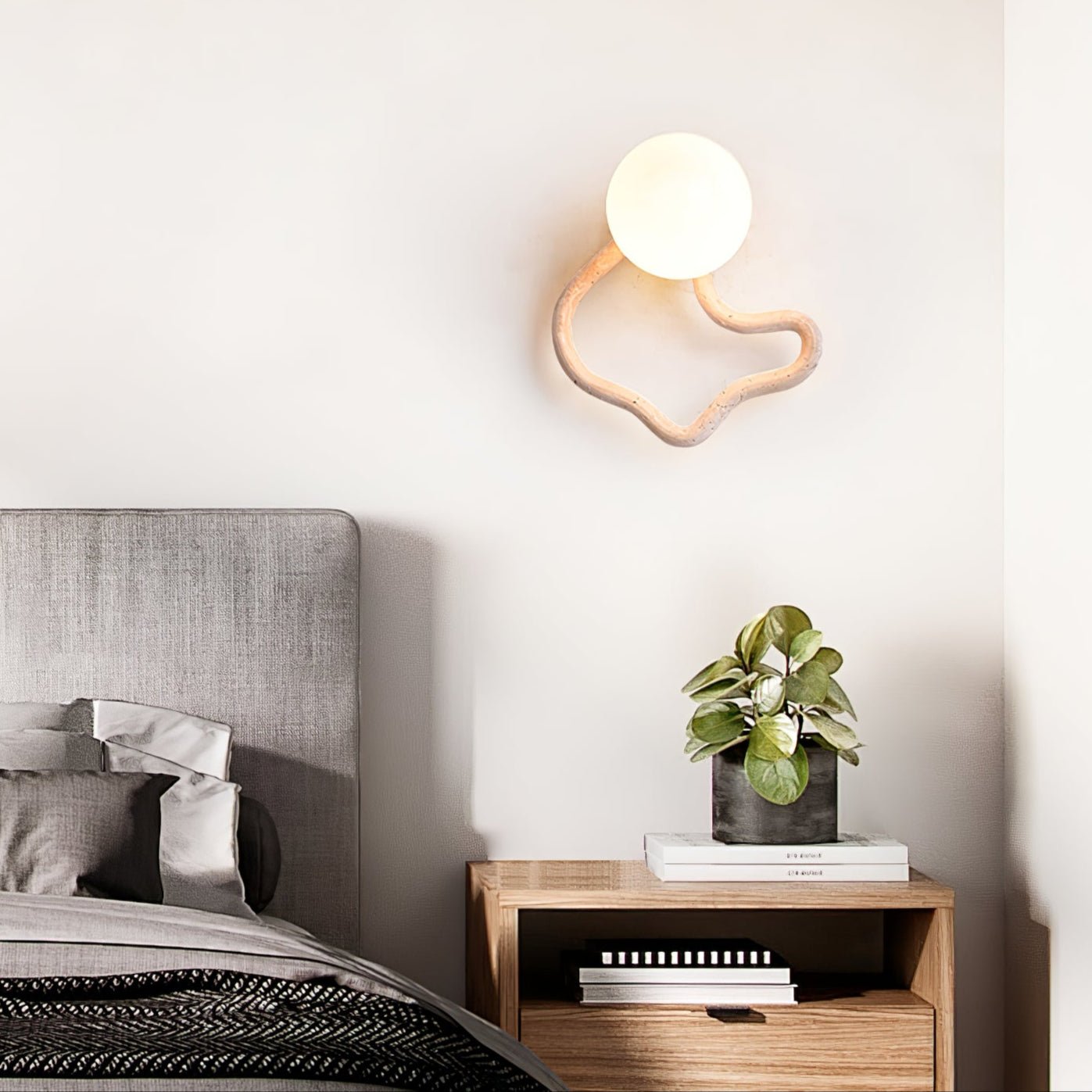 Cindor Travertine Wall Sconce-Neutral Decor