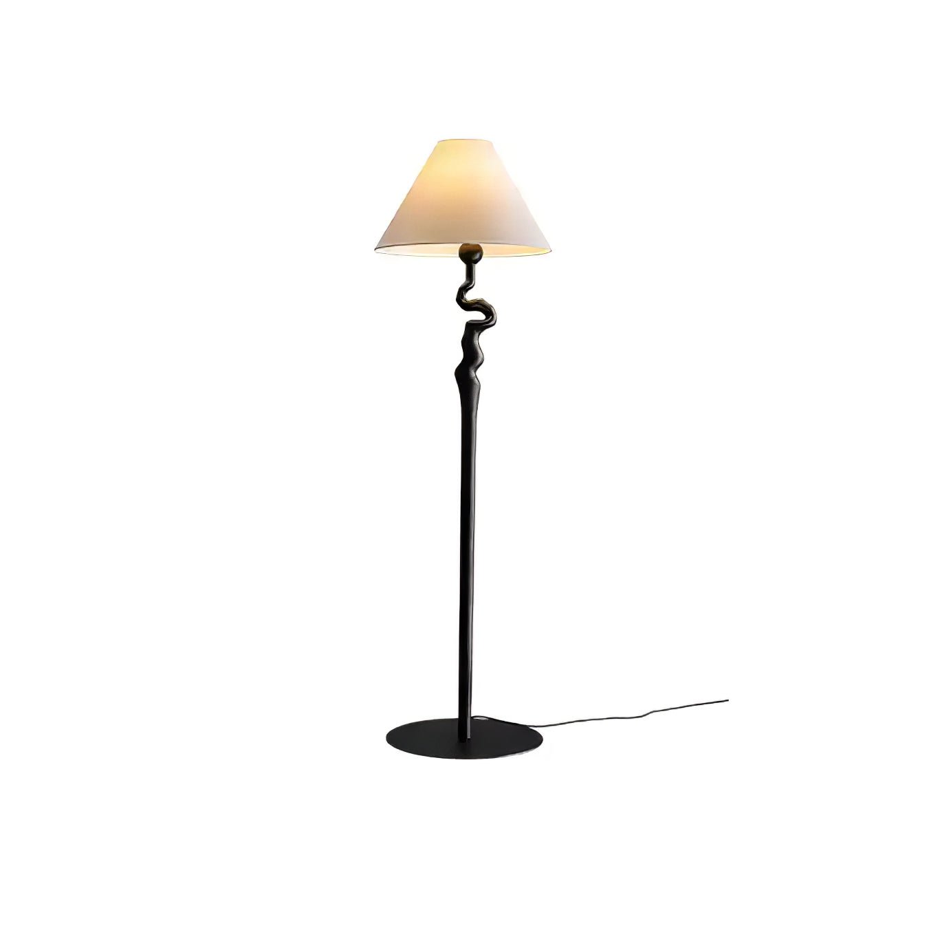 Avloril Artistic Wooden Floor Lamp-Neutral Decor