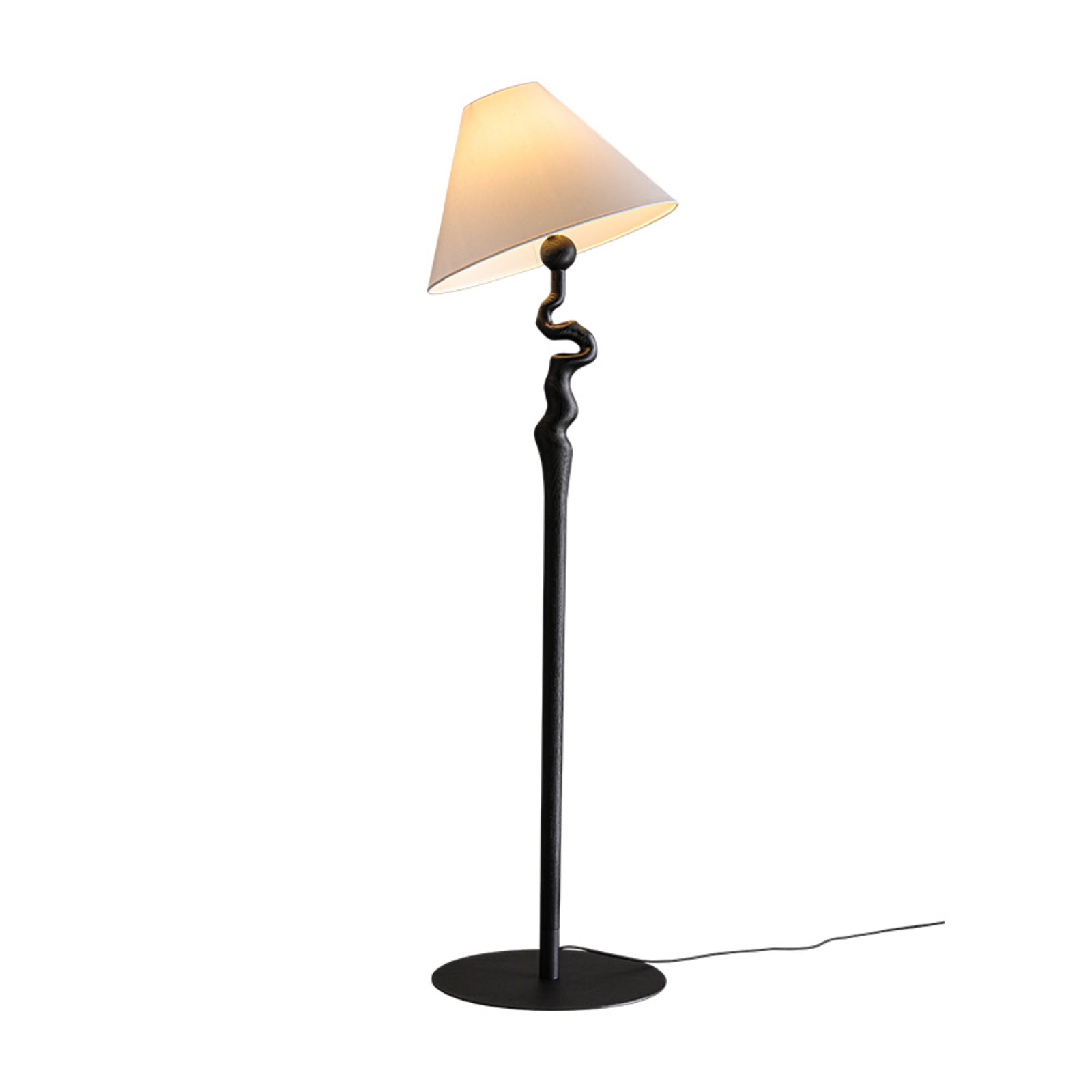 Avloril Artistic Wooden Floor Lamp-Neutral Decor