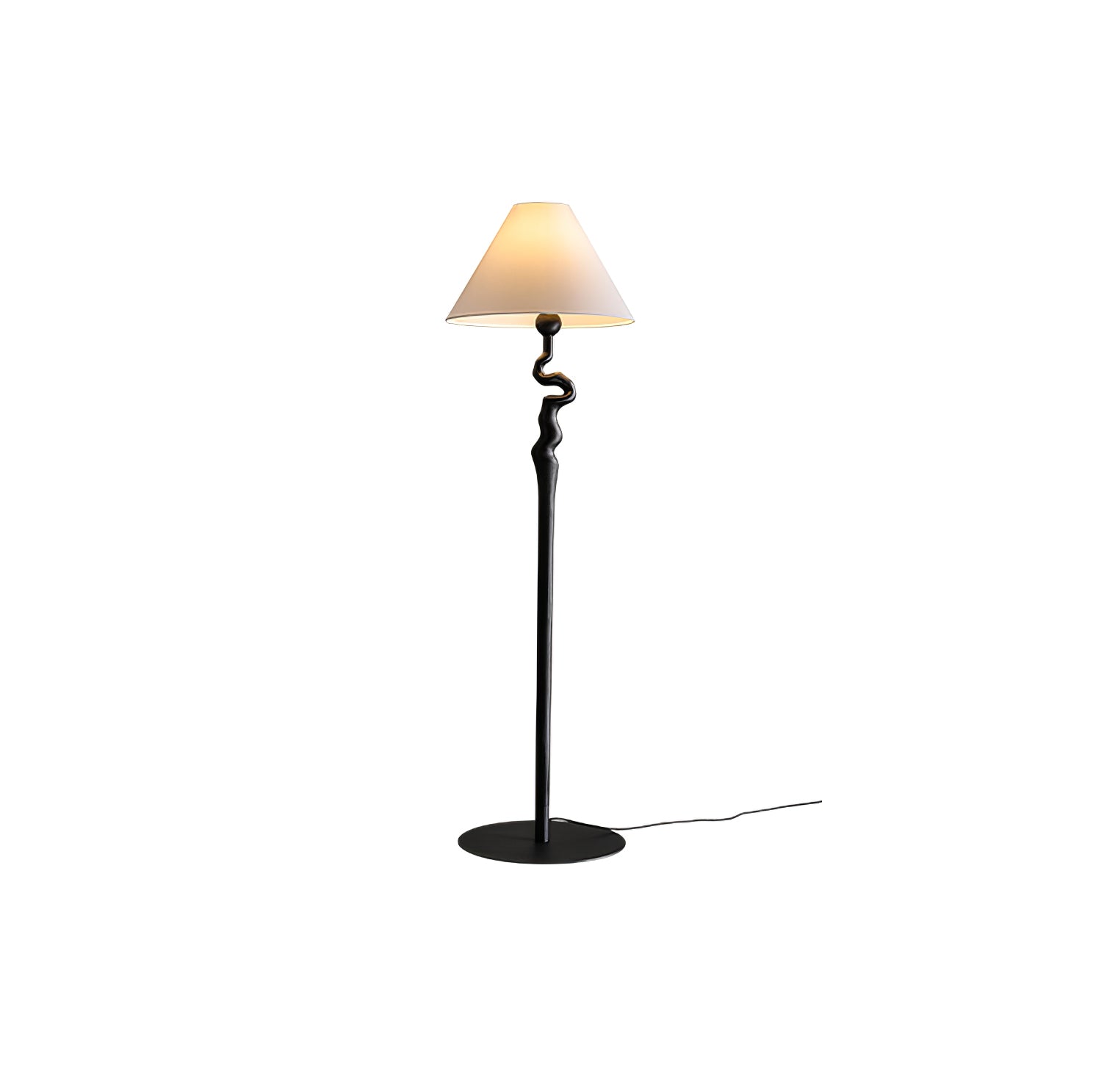 Avloril Artistic Wooden Floor Lamp-Neutral Decor