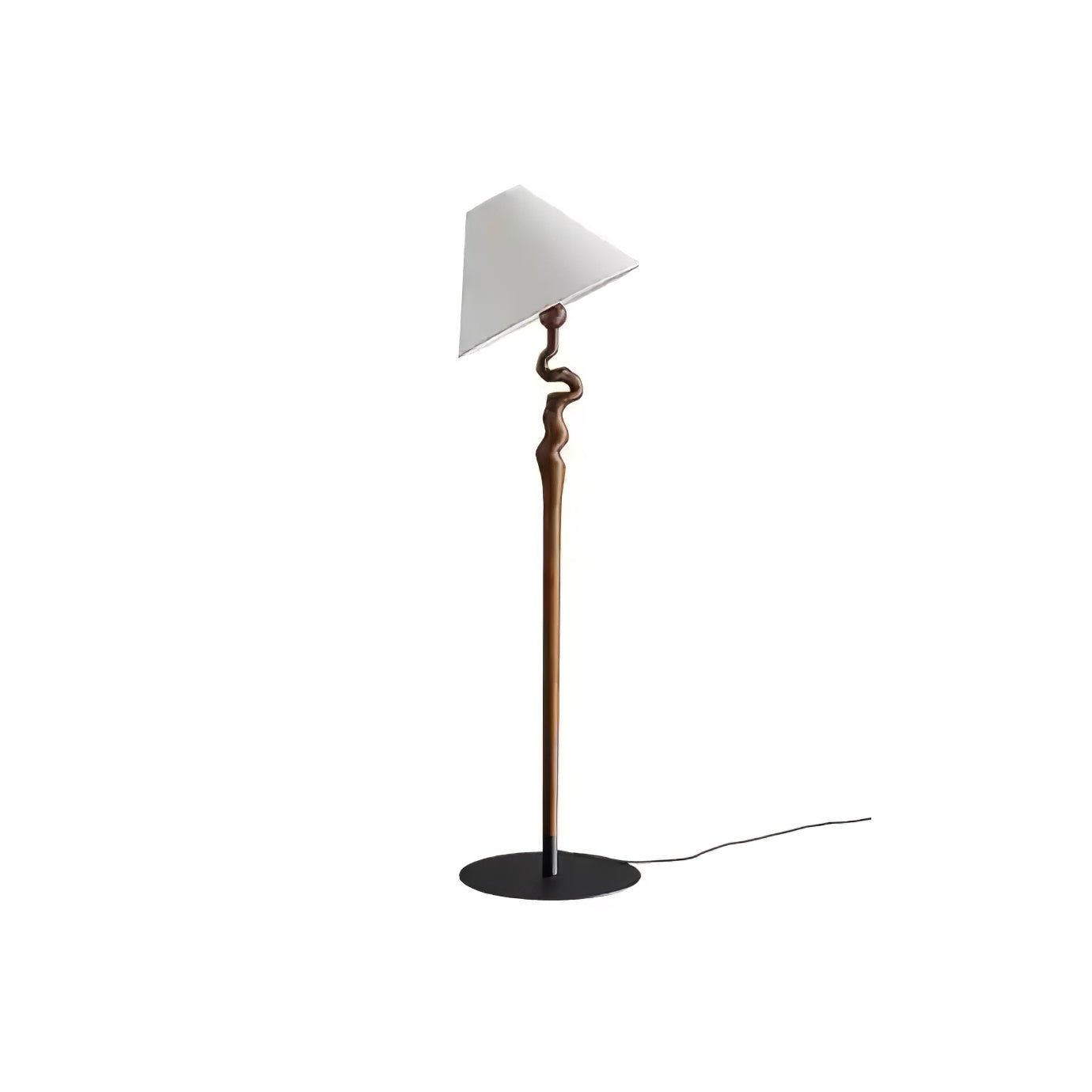 Avloril Artistic Wooden Floor Lamp-Neutral Decor