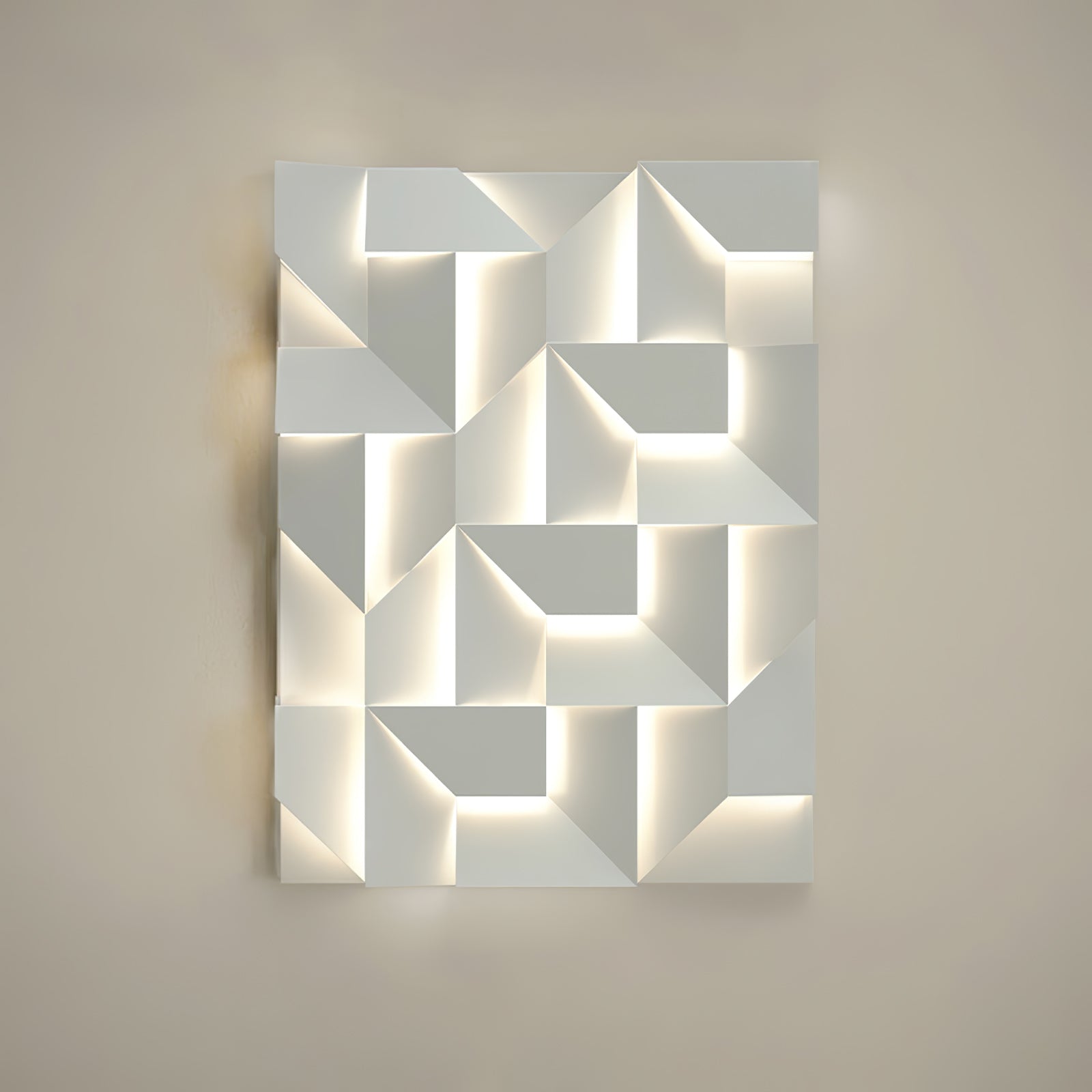 Wynor Shadows Grand Sconce Wall Lamp-Neutral Decor