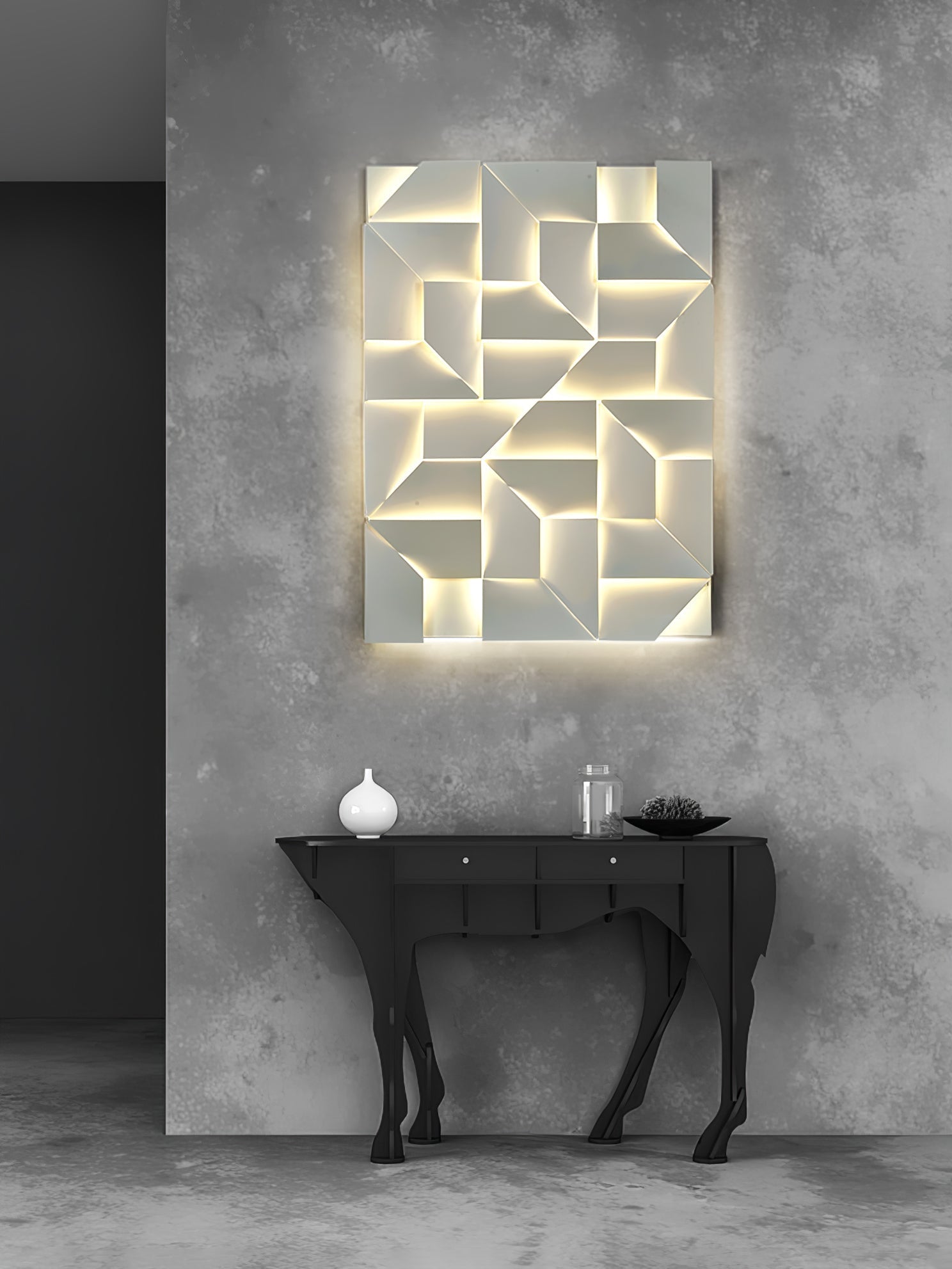 Arthaen Shadows Grand Sconce Wall lamp-Neutral Decor
