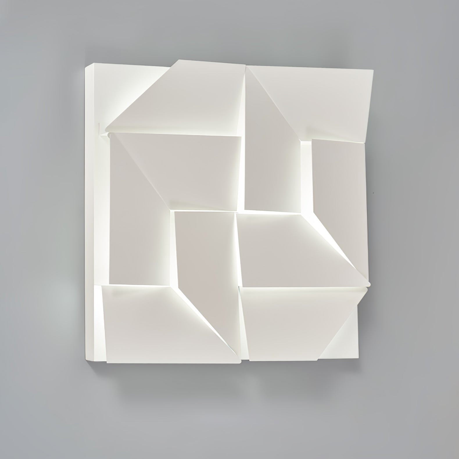 Deloza Shadows Rechargeable Grand Sconce Wall lamp-Neutral Decor