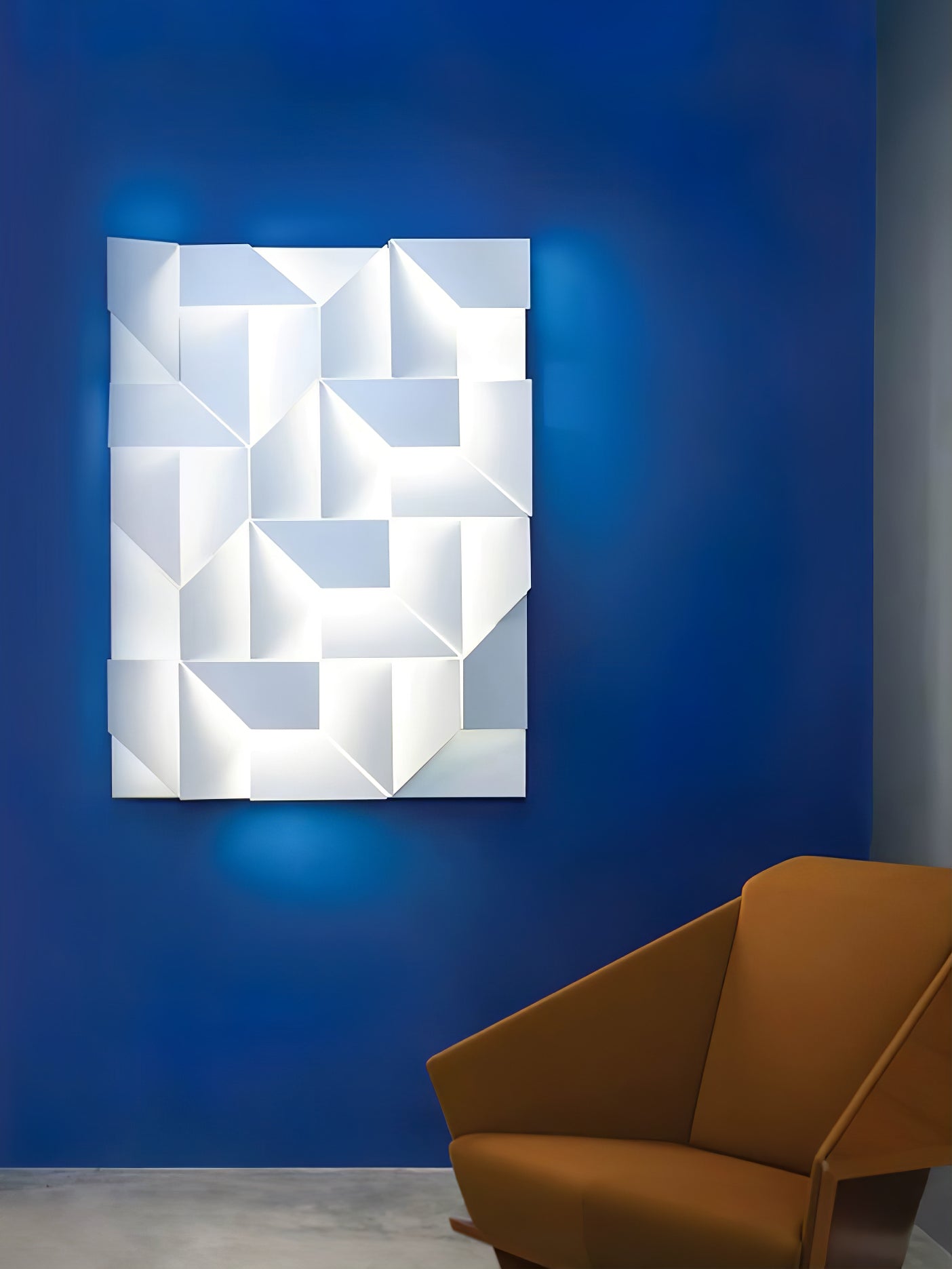 Deloza Shadows Rechargeable Grand Sconce Wall lamp-Neutral Decor