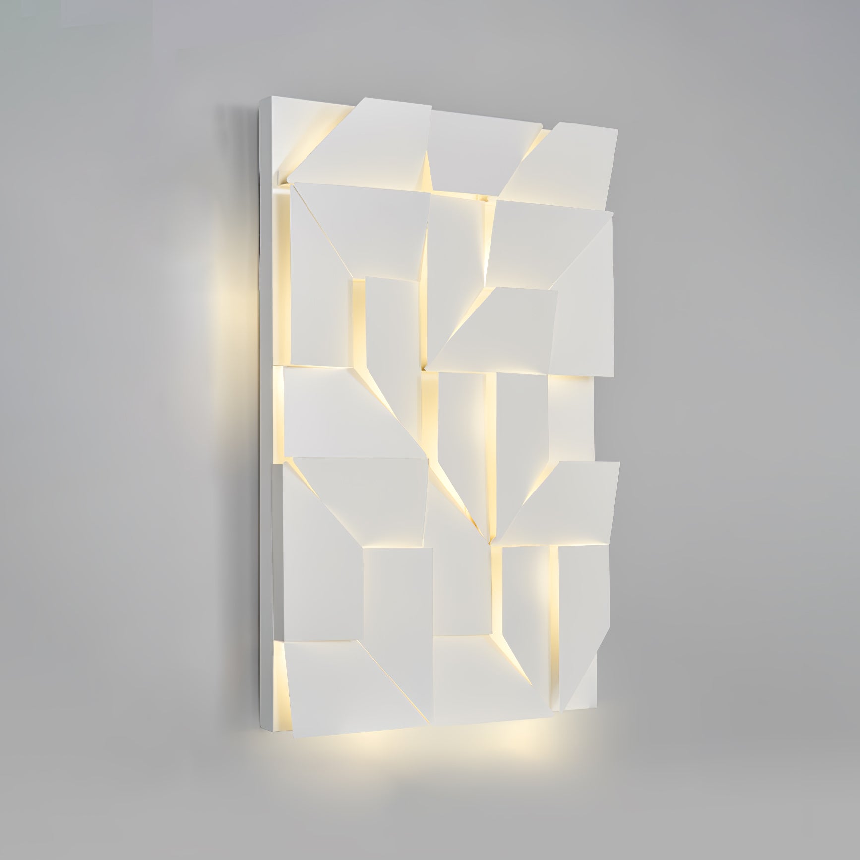 Deloza Shadows Rechargeable Grand Sconce Wall lamp-Neutral Decor