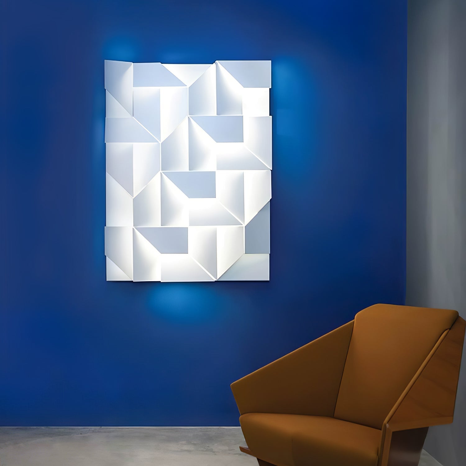 Wynor Shadows Grand Sconce Wall Lamp-Neutral Decor