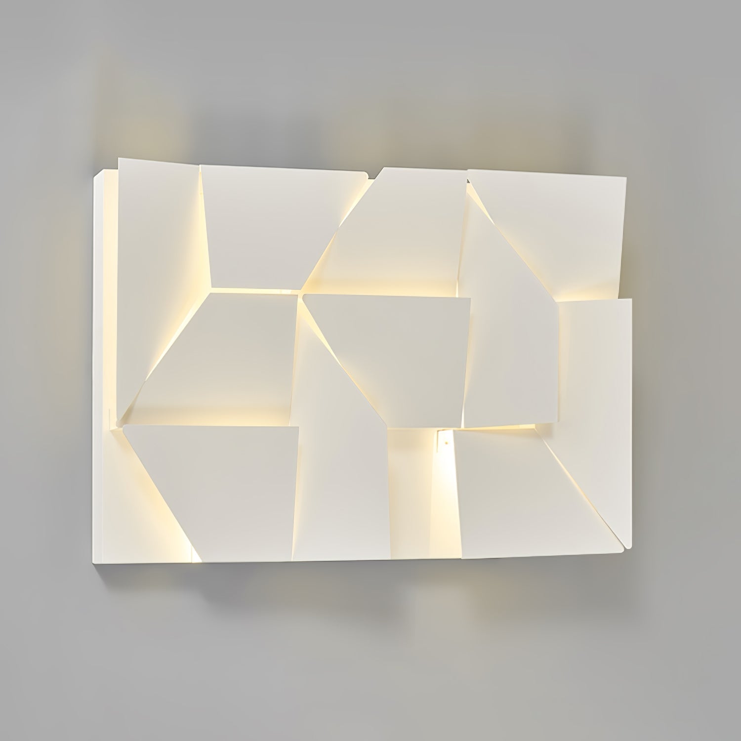 Deloza Shadows Rechargeable Grand Sconce Wall lamp-Neutral Decor
