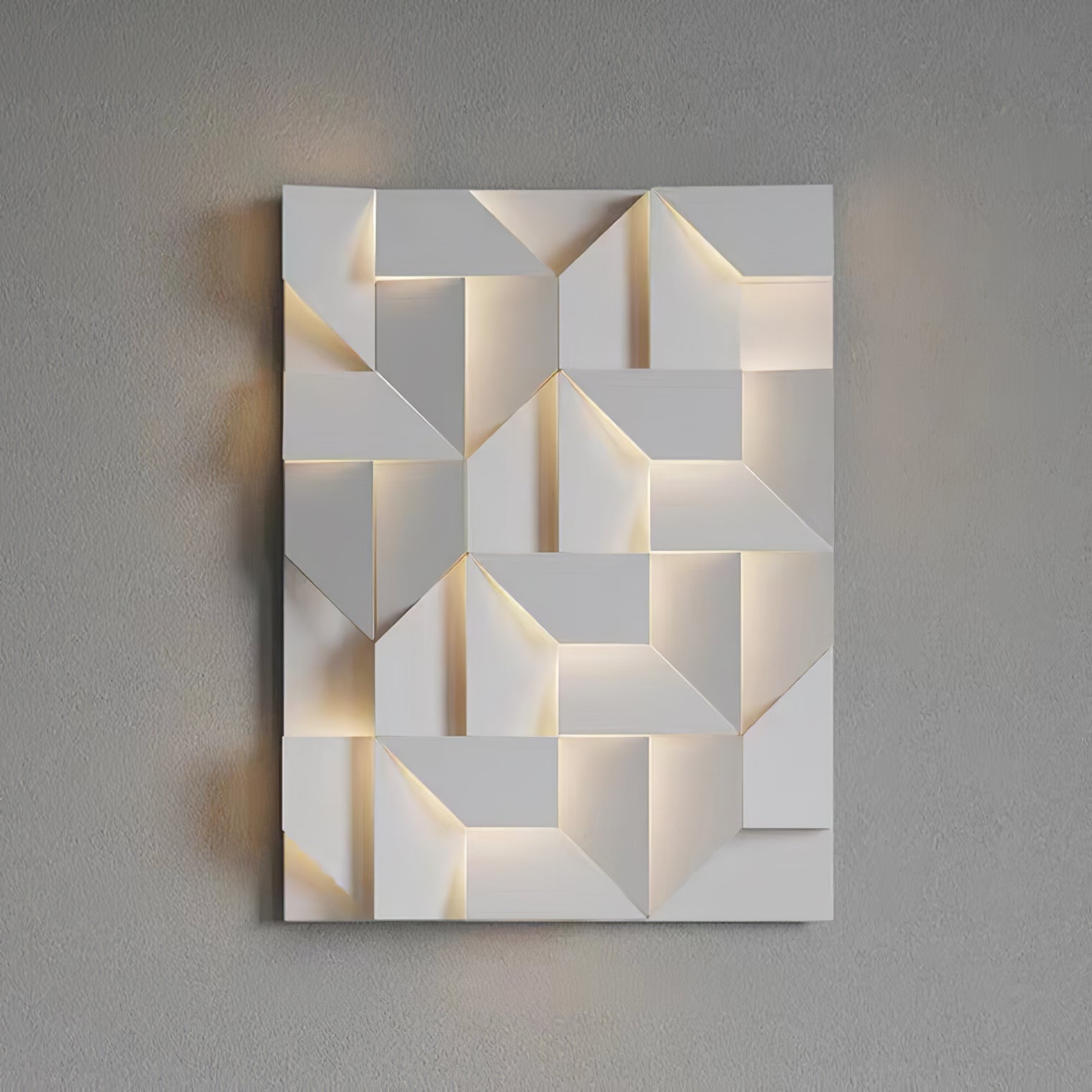 Wynor Shadows Grand Sconce Wall Lamp-Neutral Decor