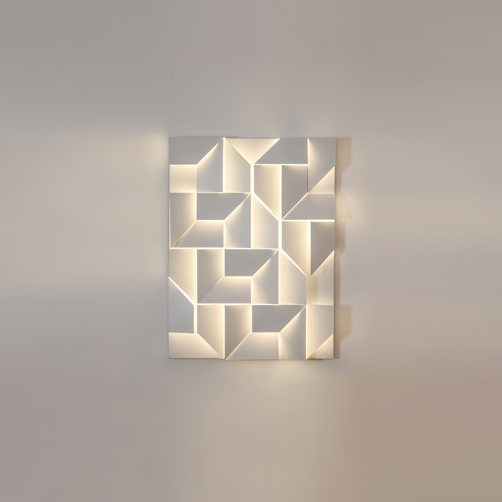 Deloza Shadows Rechargeable Grand Sconce Wall lamp-Neutral Decor