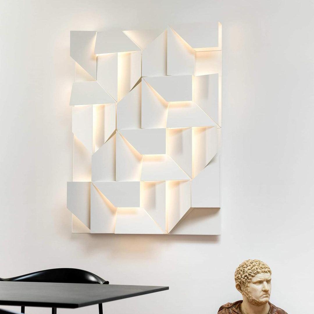 Deloza Shadows Rechargeable Grand Sconce Wall lamp-Neutral Decor