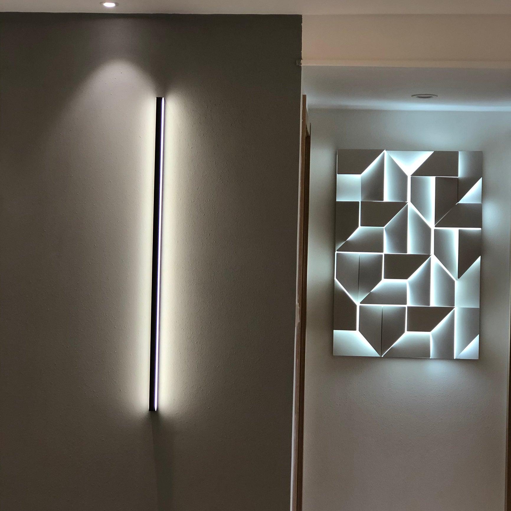 Wynor Shadows Grand Sconce Wall Lamp-Neutral Decor