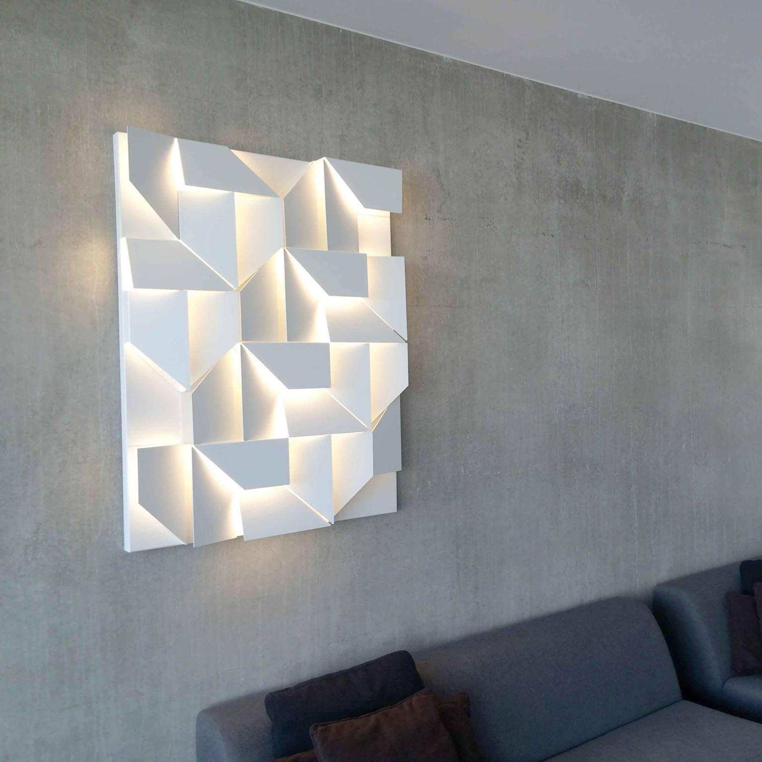 Deloza Shadows Rechargeable Grand Sconce Wall lamp-Neutral Decor